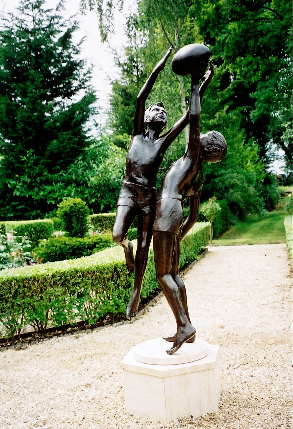 Line Out Life-Size Figure Sculpture by Judith Holmes Drewry.jpg