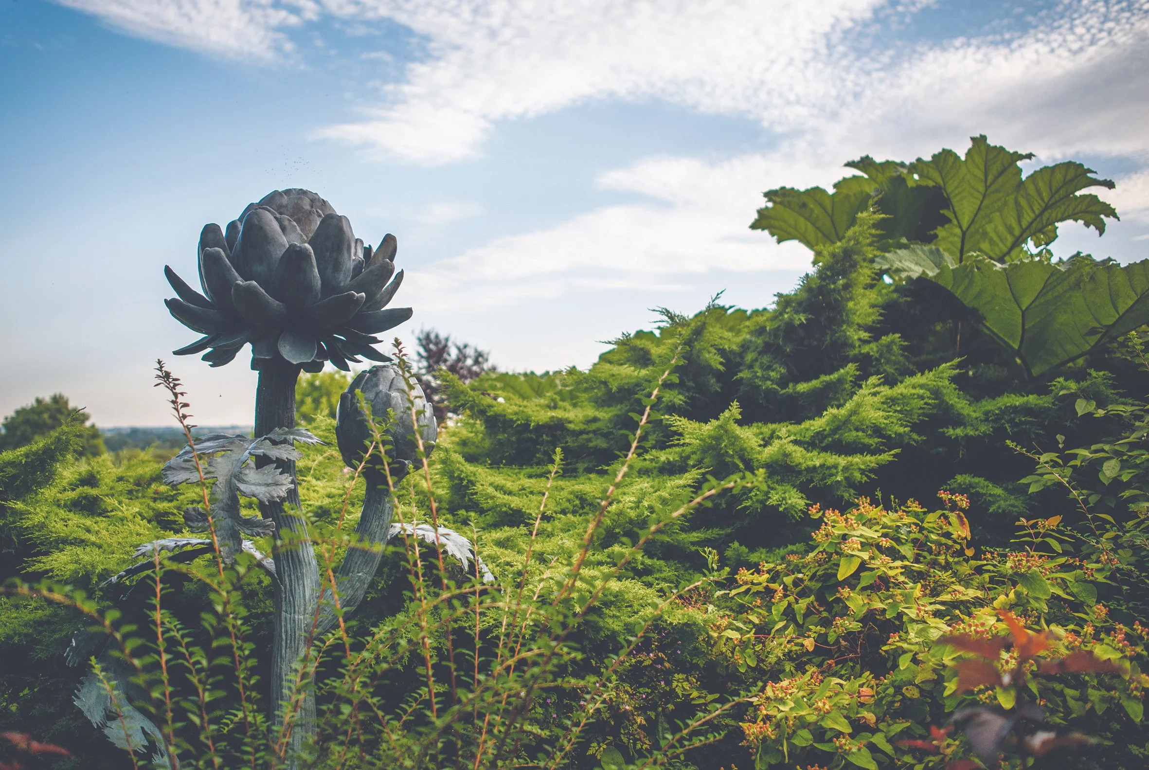 Artichokes sculpture
