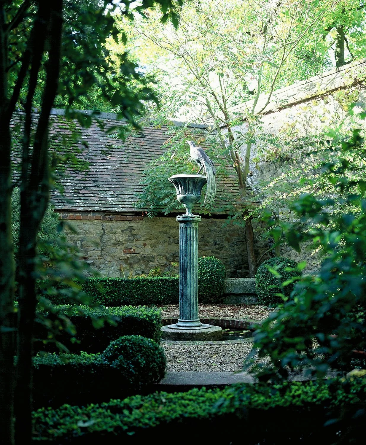 Magnificent Bird of Paradise Fountain Bronze Sculpture — Le Blanc Fine Art
