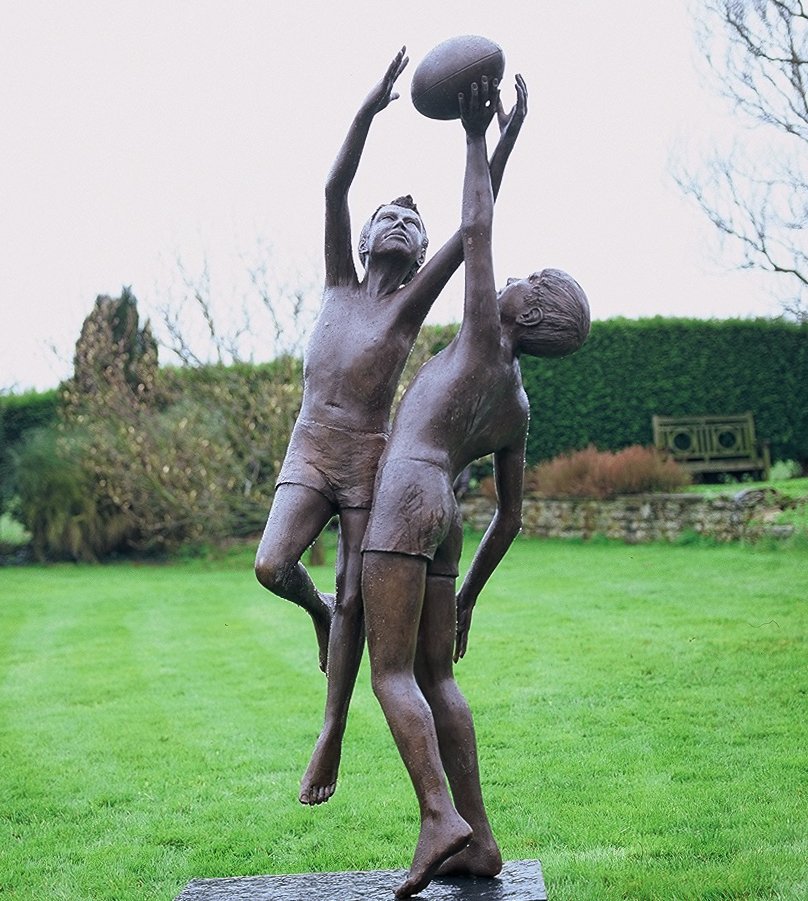 Line Out Life-Size Figure Sculpture by Judith Holmes Drewry.jpg