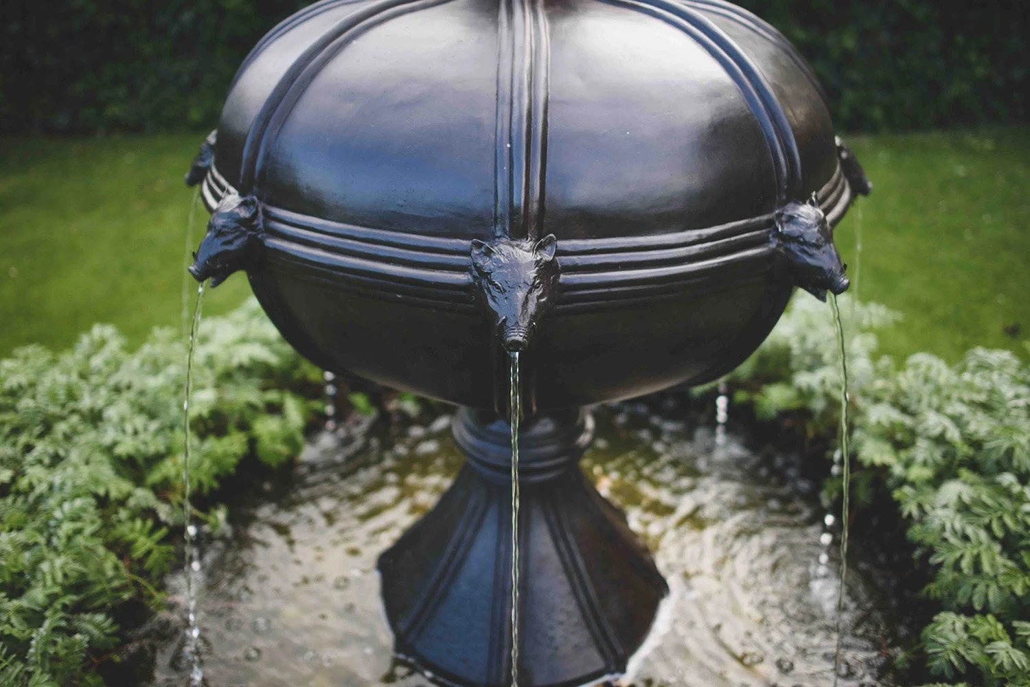 Tudor Fountain with Wild Boar Motif