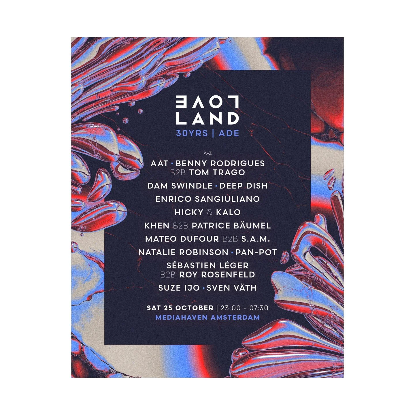 After their debut B2B at Ritvales last year, Khen and Patrice Baumel are announced for round two at Loveland 30YRS | ADE in October.
