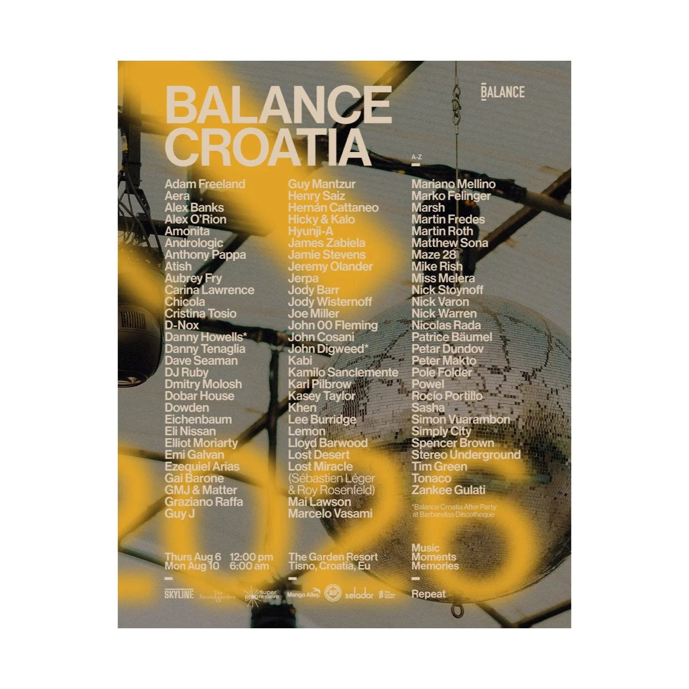 Jeremy Olander and Khen return to Tisno next summer for the second edition of Balance Festival alongside Guy J, Danny Tenaglia, Henry Saiz, Khen, Hernan Cattaneo, Patrice Baumel and more.