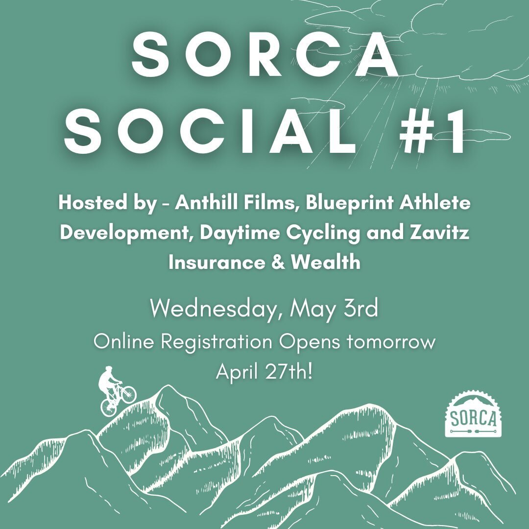 Join us for the first social of the season! Come and meet new and familiar faces to ride our recommended routes, and enjoy a little apr&egrave;s together! The apr&egrave;s starts at 7:00 pm and is hosted by @anthillfilms , @blueprint.athlete.developm