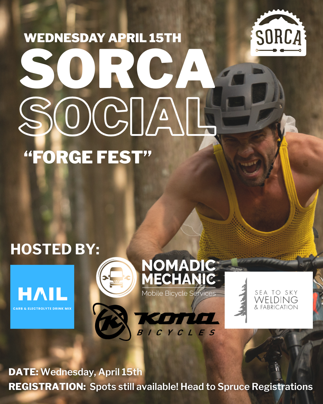 SORCA Social - Forge Fest!&nbsp;April 15th, 2026