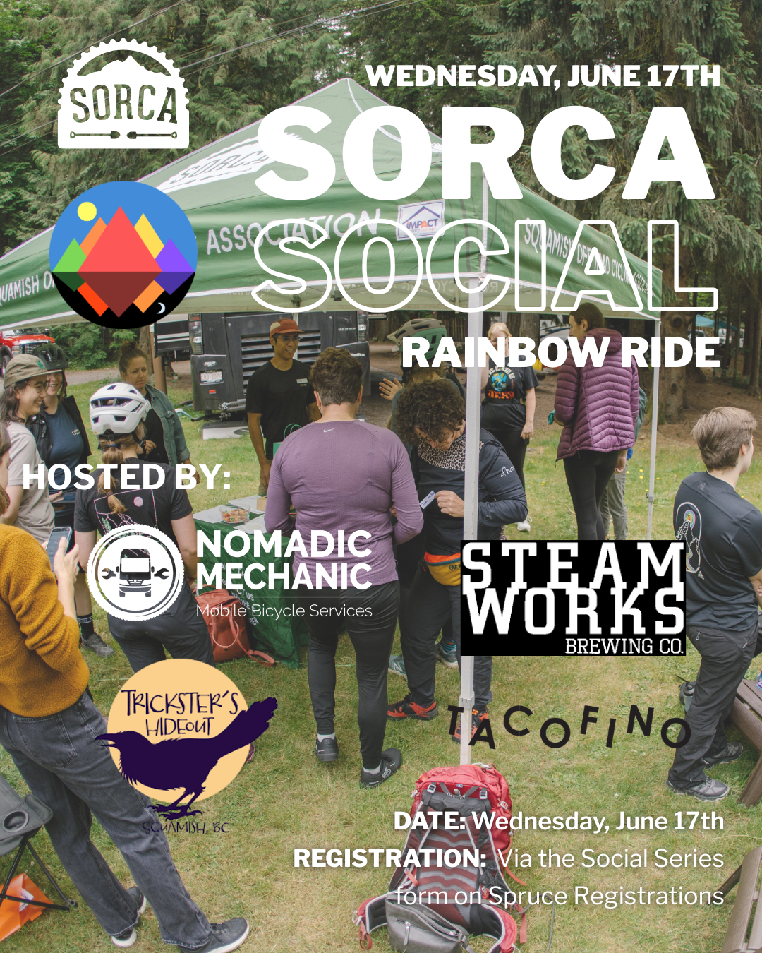 June 17th Social - Rainbow Ride &amp; After Party!
