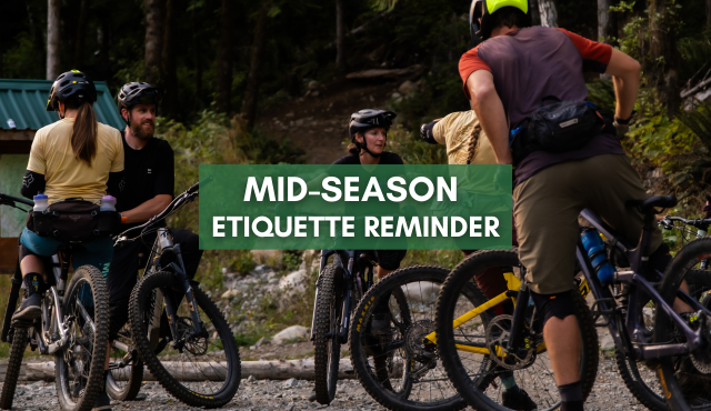 Mid-Season Etiquette Reminder