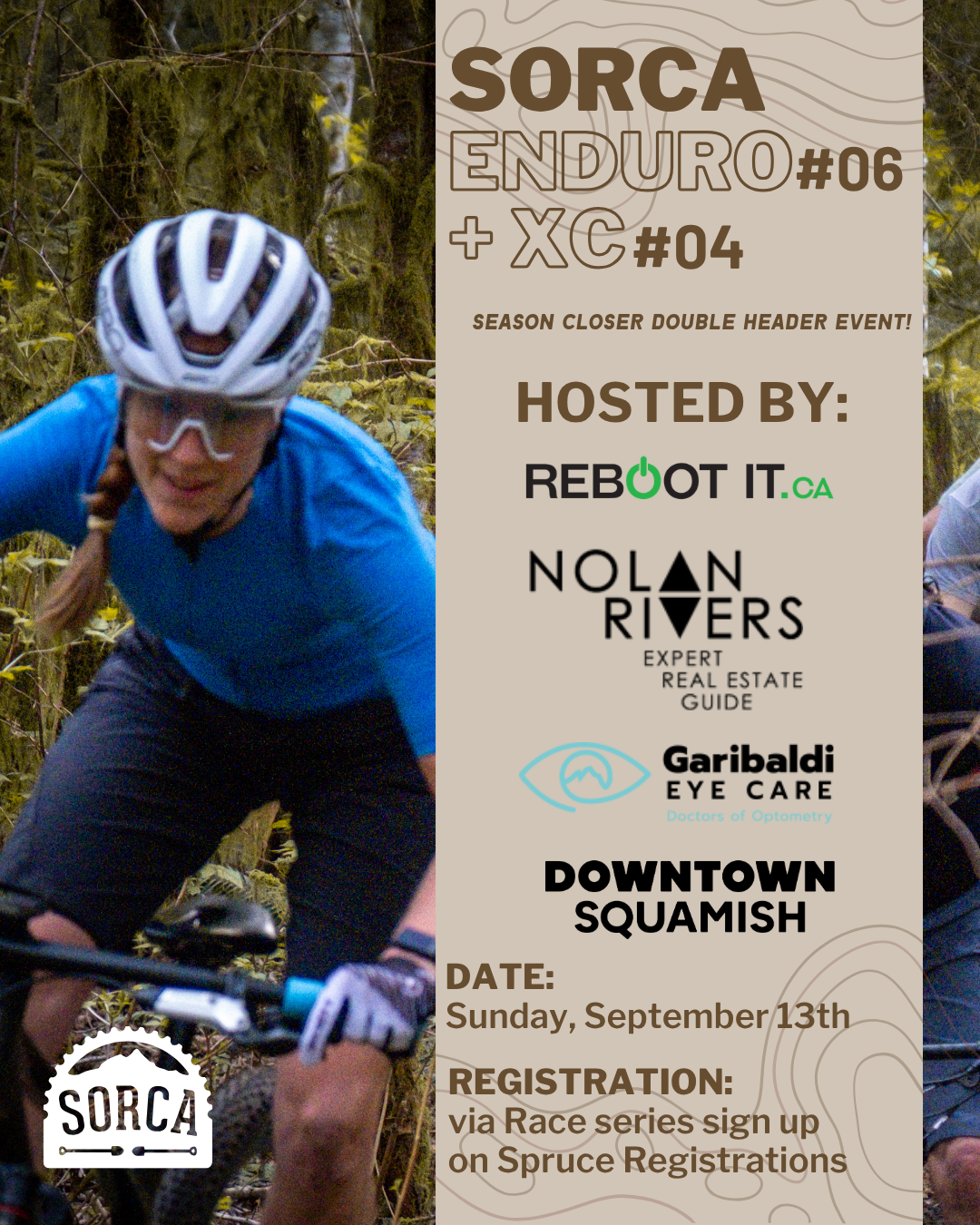 XC/Enduro Double Header Season Finale - Hosted by REBOOT I.T, Nolan Rivers, Garibaldi EyeCare, &amp; Downtown Squamish Bia