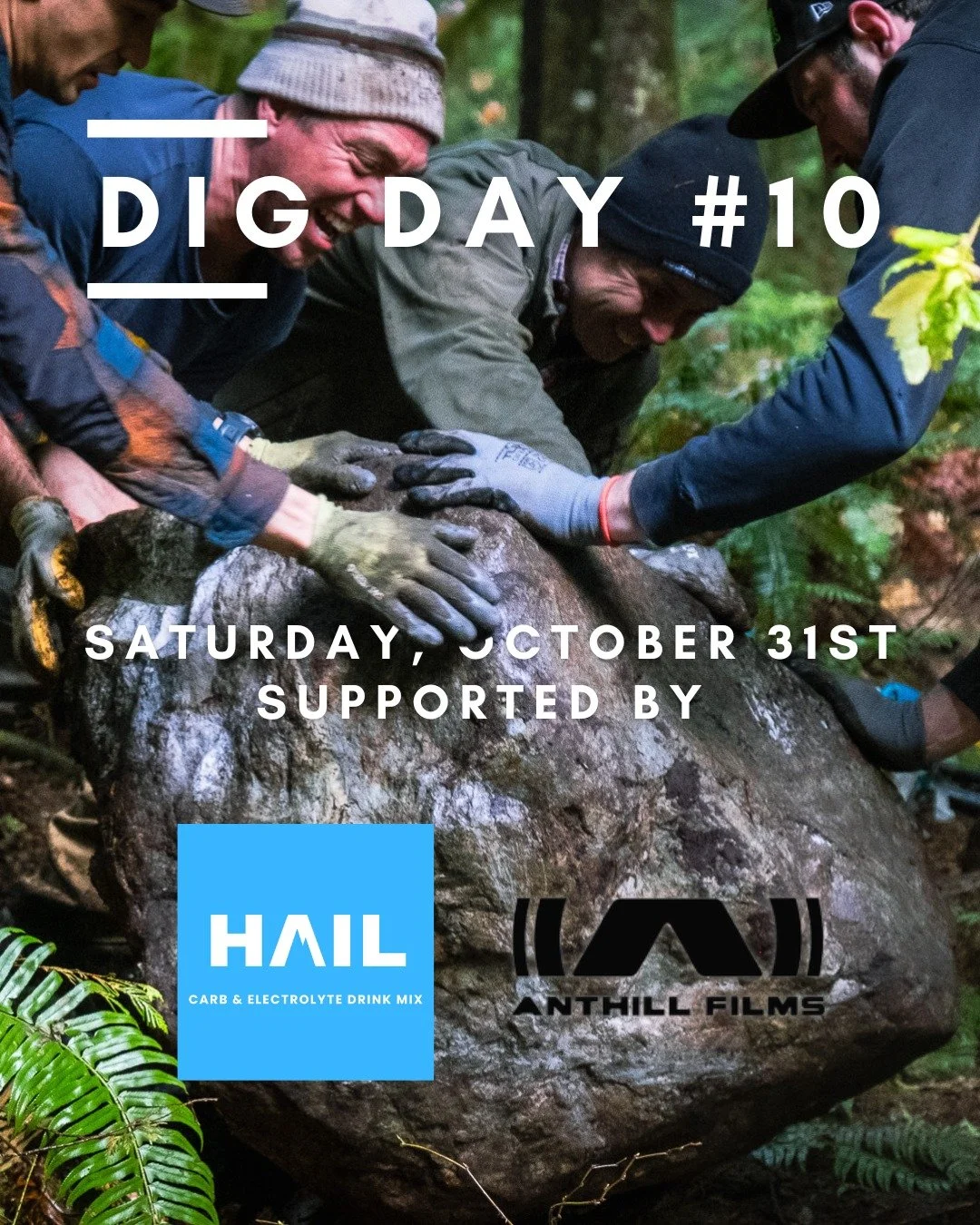 Celebrate Halloween out on the dirt with our 10th Dig Day of the season! Supported by @anthillfilms and @hailnutrition, this spooky dig edition on Ditch Pig welcomes adult and little trail builders alike. Costumes are not required but are strongly en