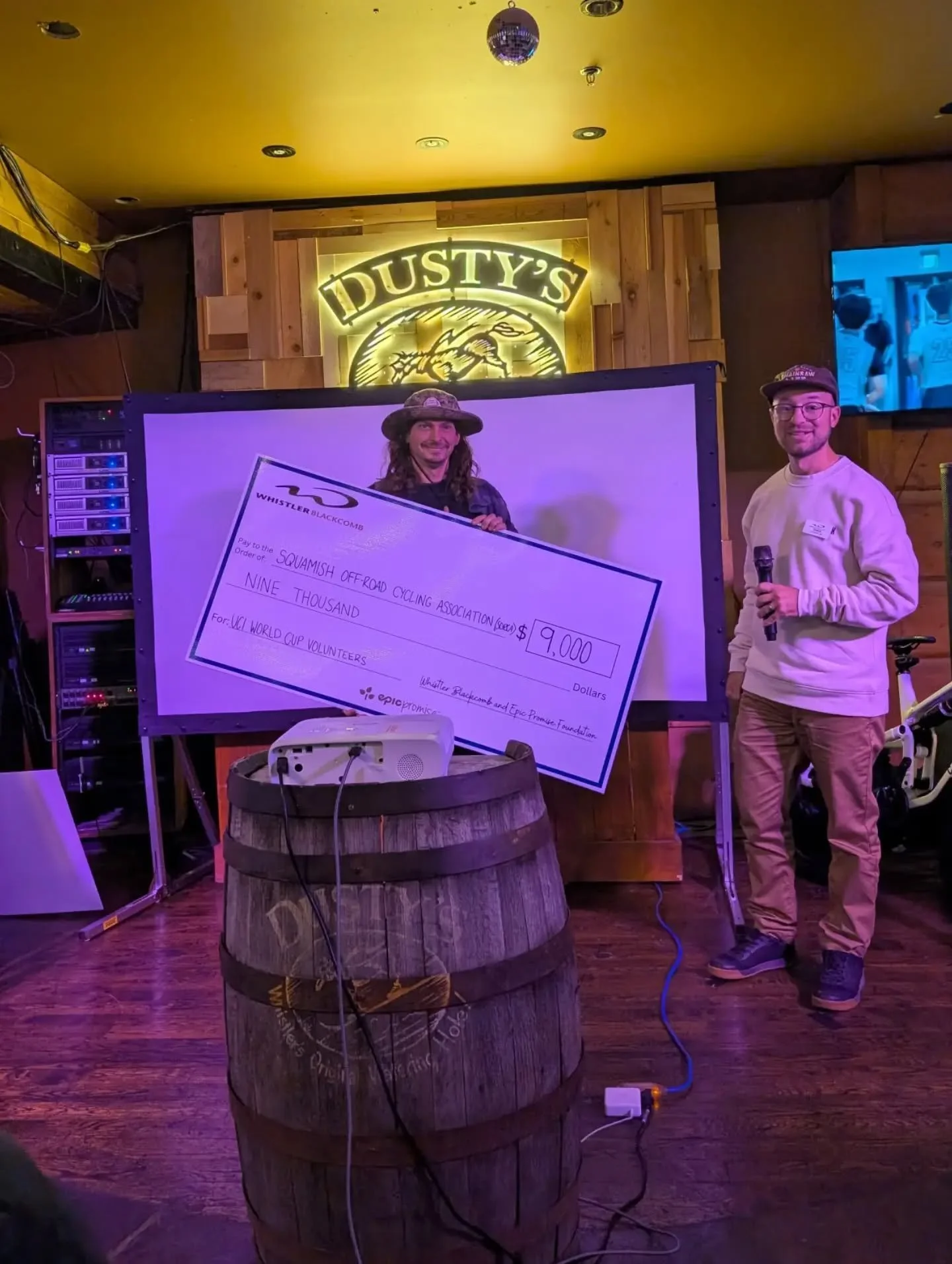 A HUGE thank you to the Epic Promise Foundation for supporting our trail community.

For every shift a SORCA member volunteered at the UCI Downhill World Cup in Whistler this past September, the EpicPromise Foundation contributed a donation, which re