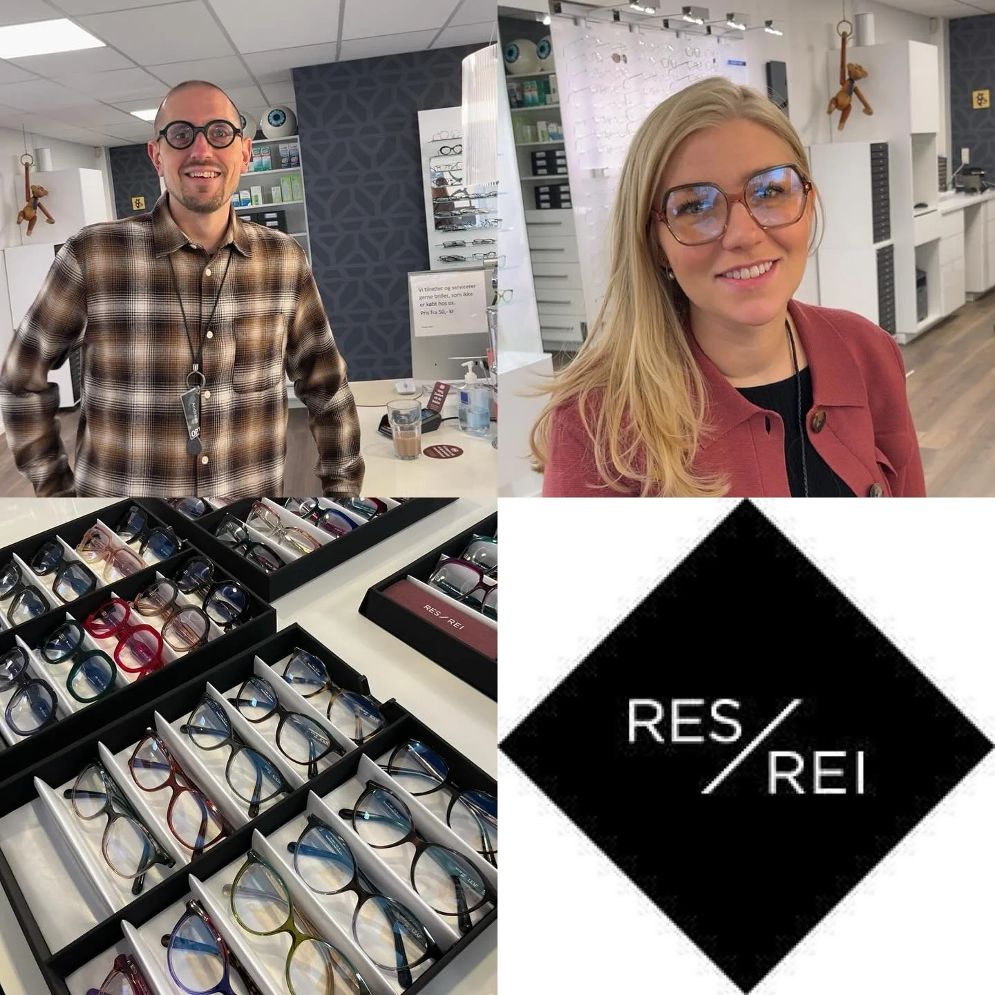 Vi har k&oslash;bt nyheder fra italienske @resrei_eyewear idag🤓
#vigl&aelig;derostildekommer