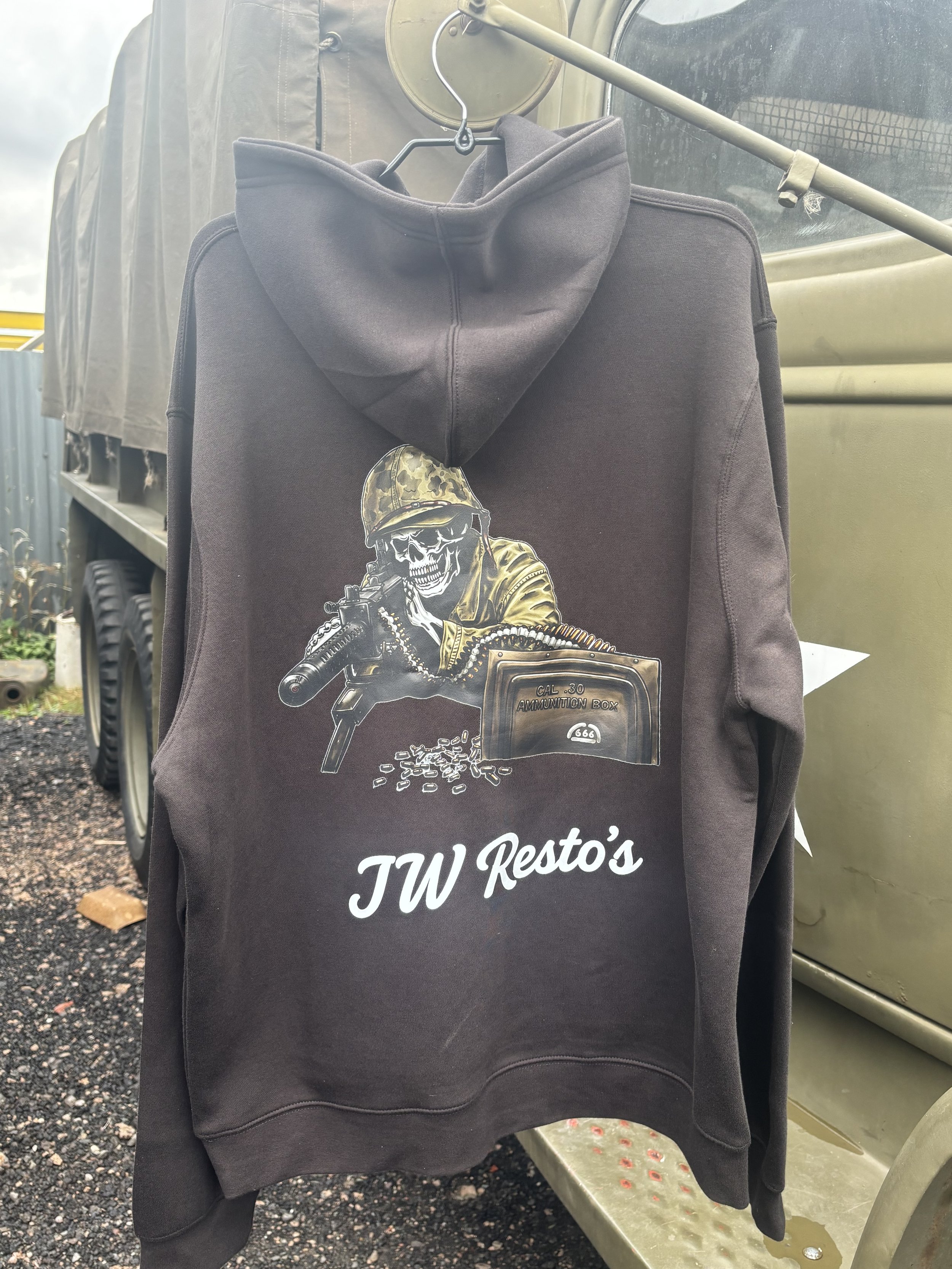 30 Cal Marine Gunner Hoodie