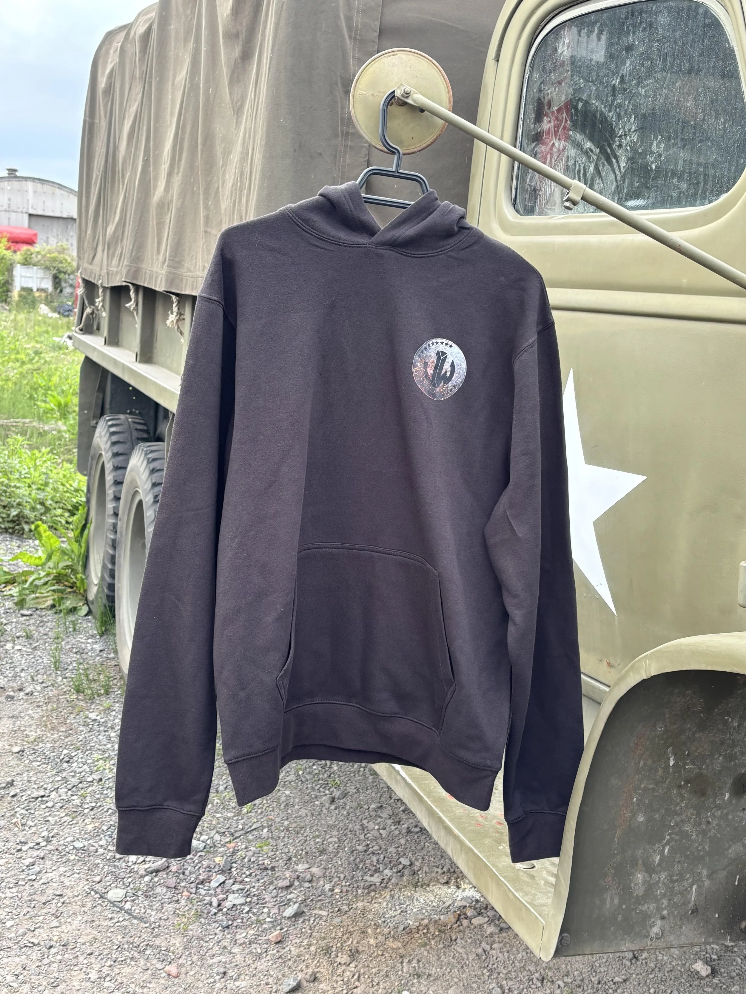 WW2 Haunted German Skeleton Military Hoodie