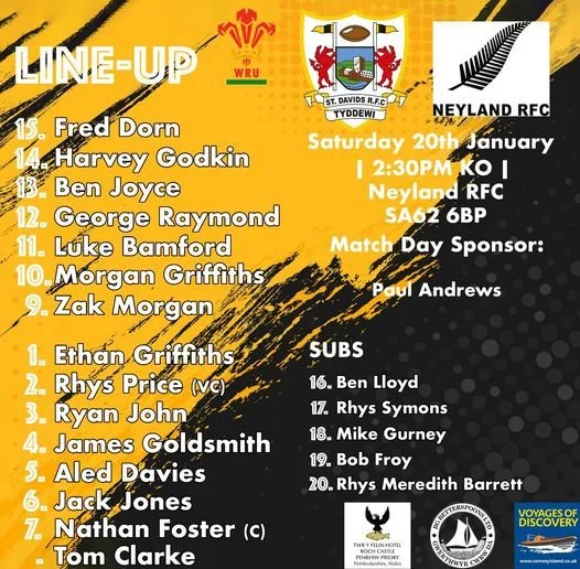 Senior XV vs Neyland