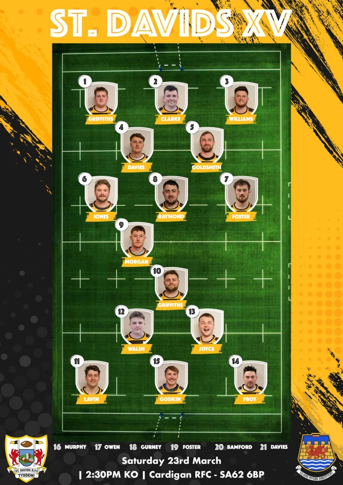 Senior XV vs Cardigan