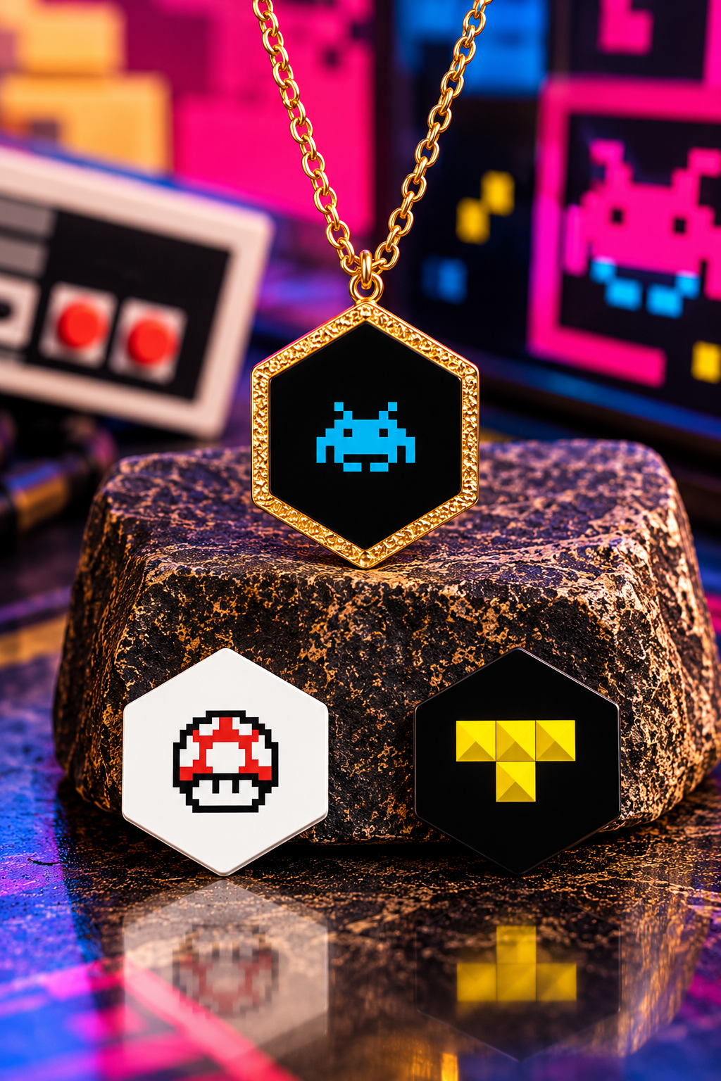 RETRO PIXEL Necklace