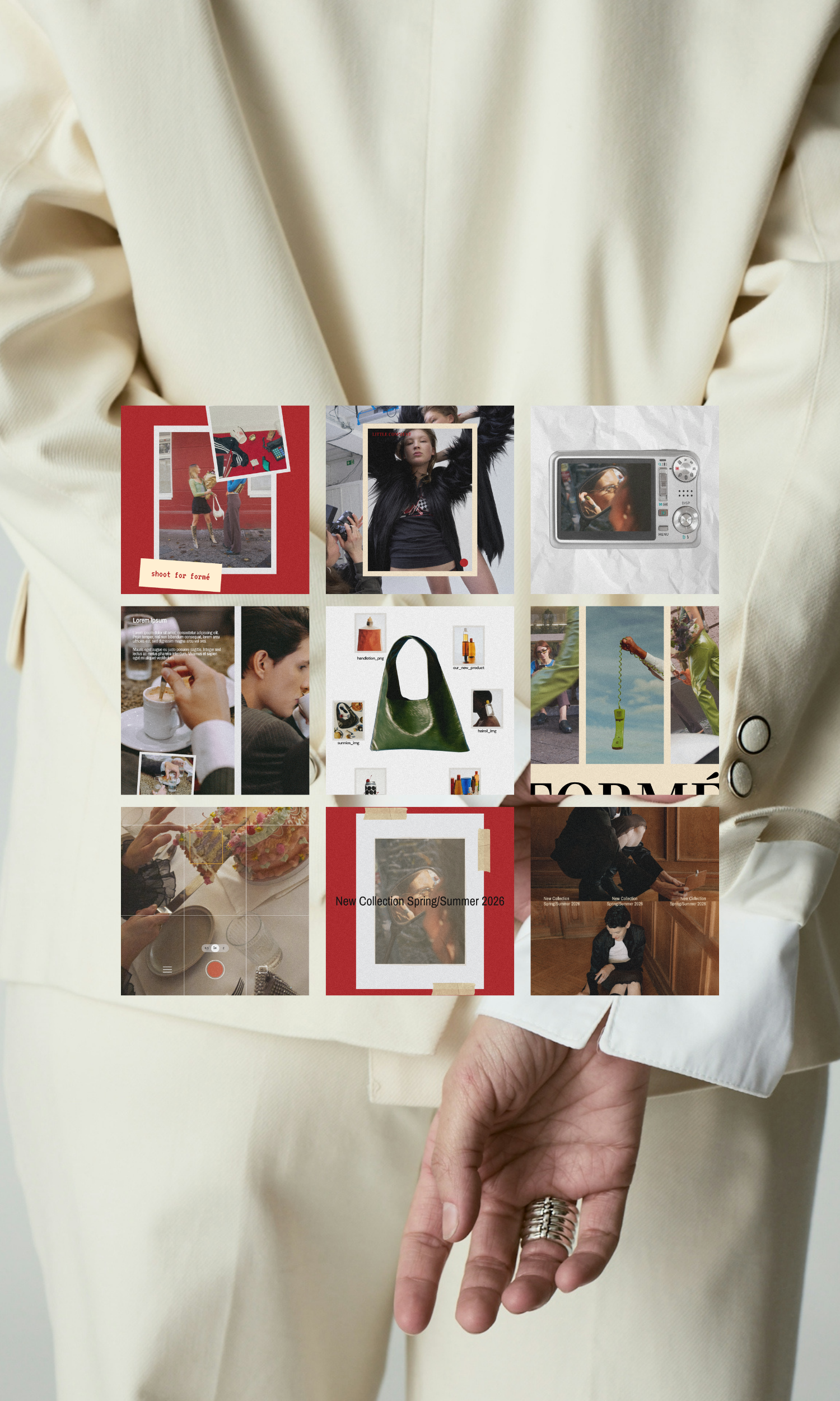 Retro & Grainy Instagram Feed Template