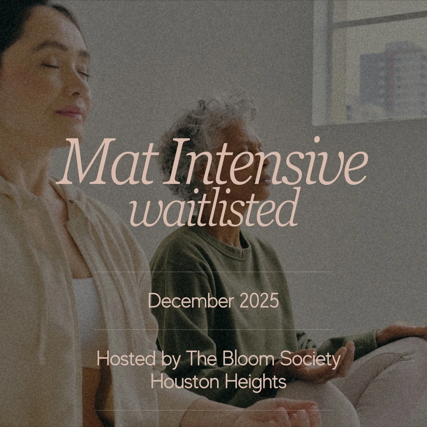 Missed it? Don&rsquo;t worry - HTX just opened a second course, starting in March. Link in bio. 

#pilatesteachertraining #pilatesinstructortraining #classicalpilatescertification #houstonpilates #inclusivepilates