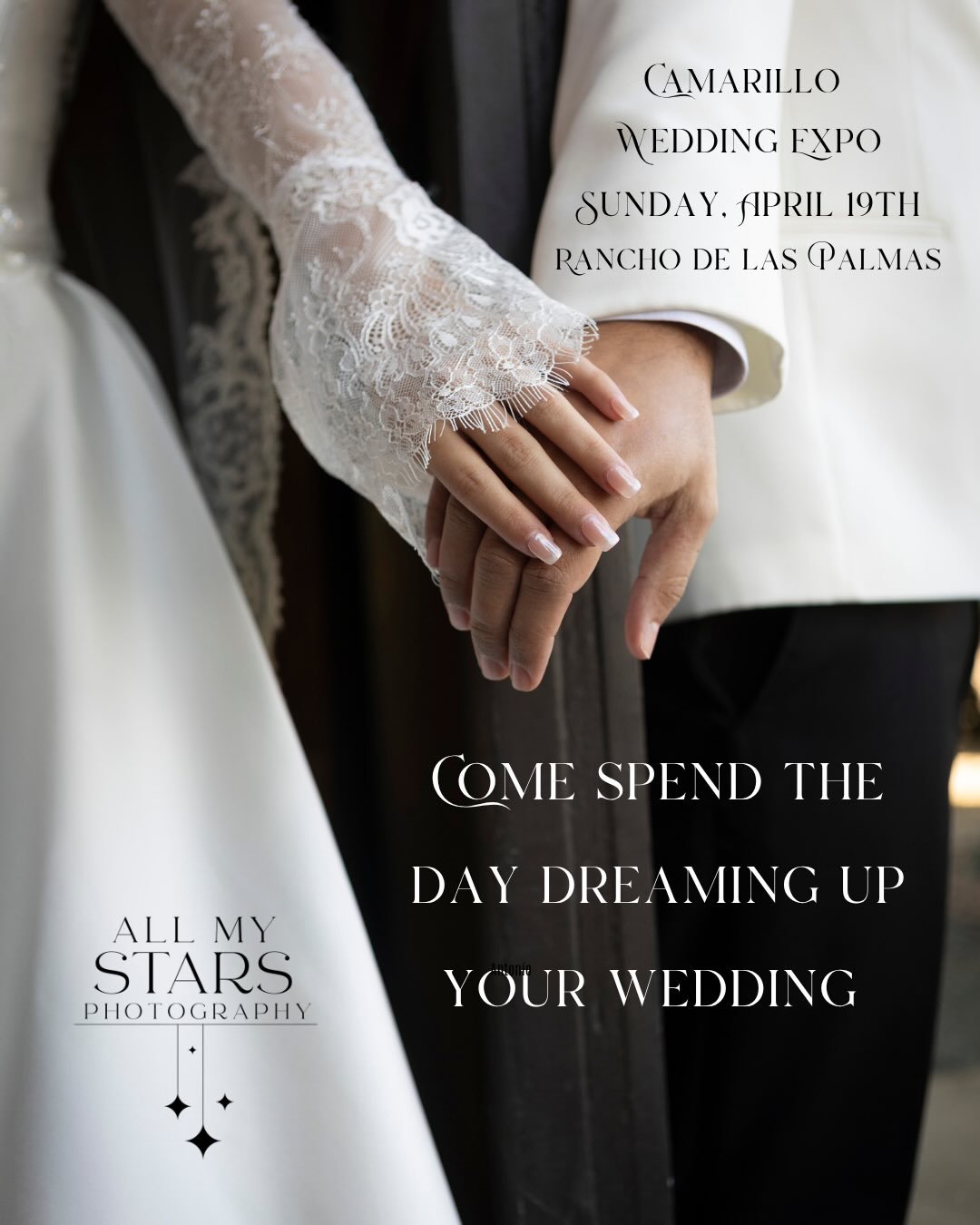 ✨ Camarillo Wedding Expo ✨

I can&rsquo;t wait to meet you this Sunday, April 19th 💍

I&rsquo;ll be at the Camarillo Wedding Expo @camarilloweddingexpo and featured at the beautiful Rancho de las Palmas! @ranchodelaspalmas 

At All My Stars Photogra