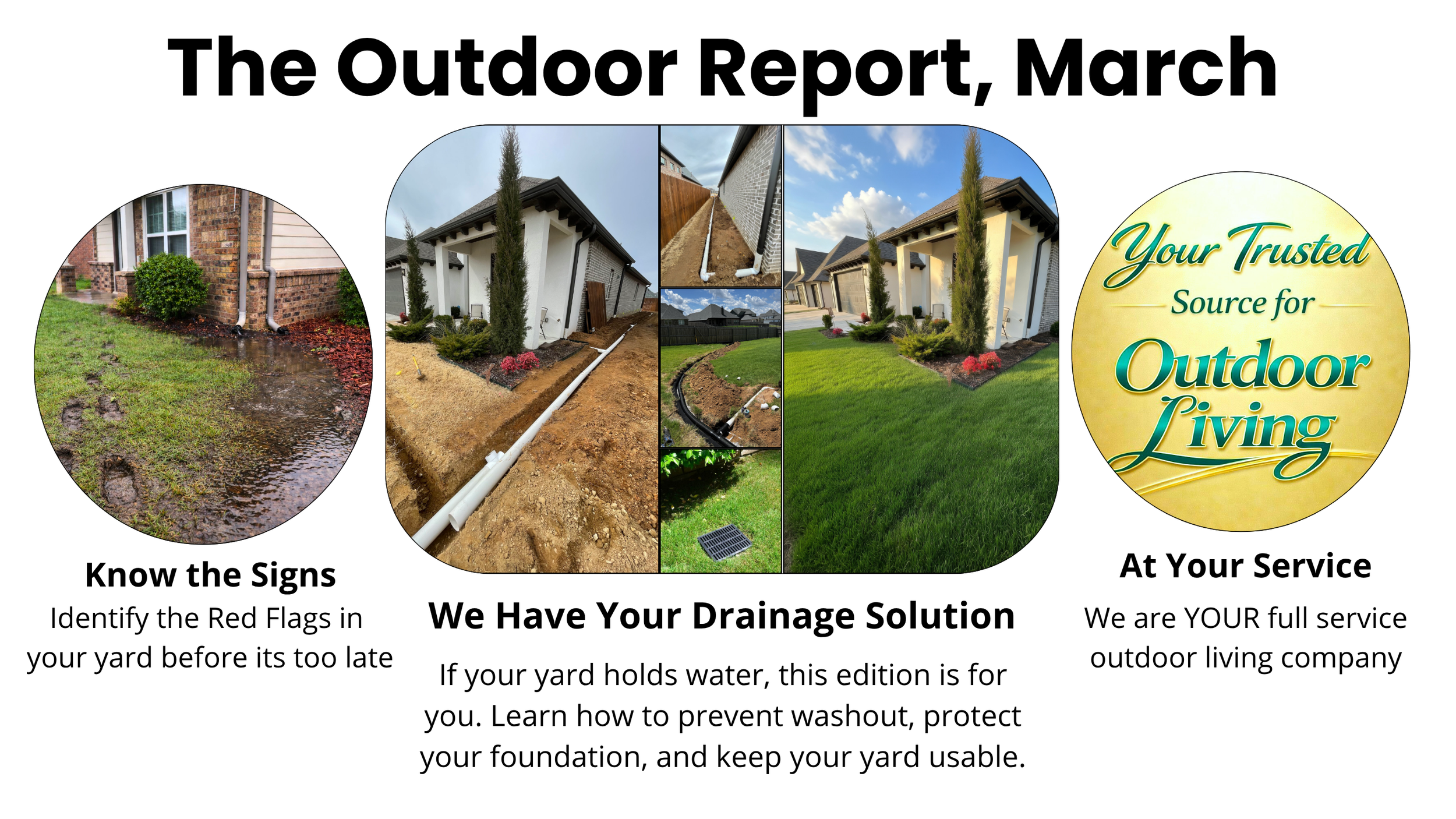 When Your Yard Holds Water: What’s Really Going On (And How to Fix It)