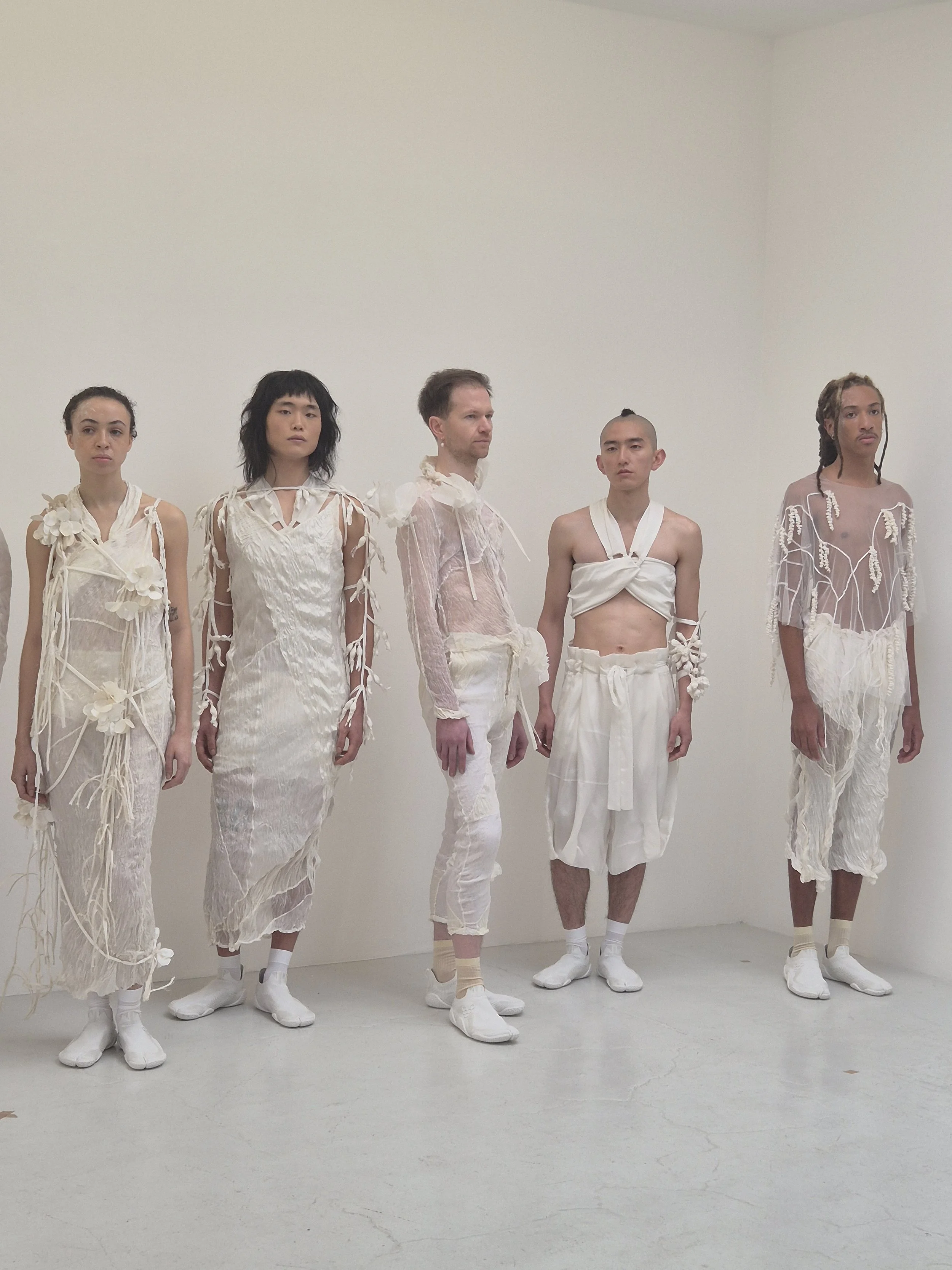 Whispers in White: Phoebe English brings tranquility to Fashion Week