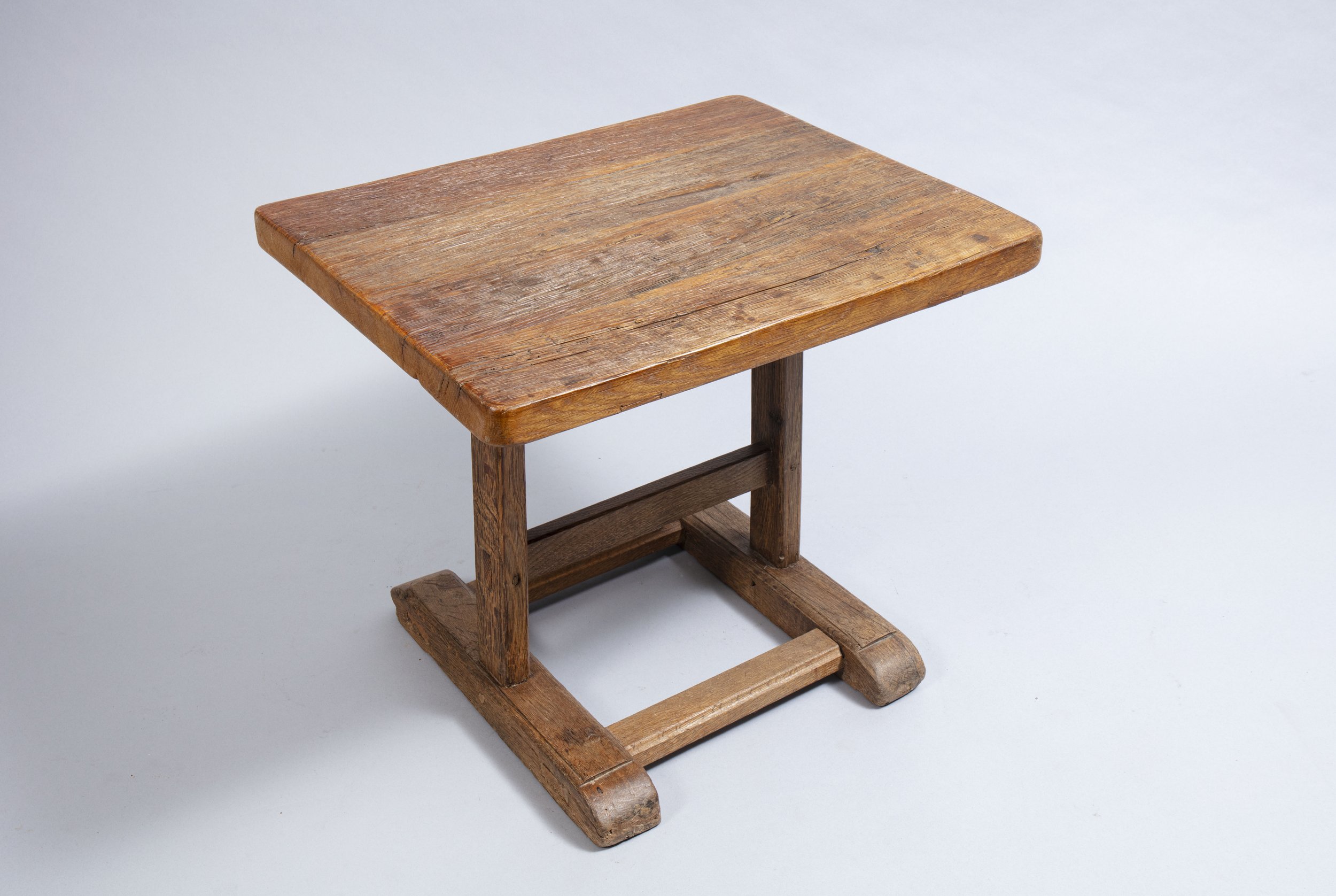 Side table made of solid oak, early 19th century