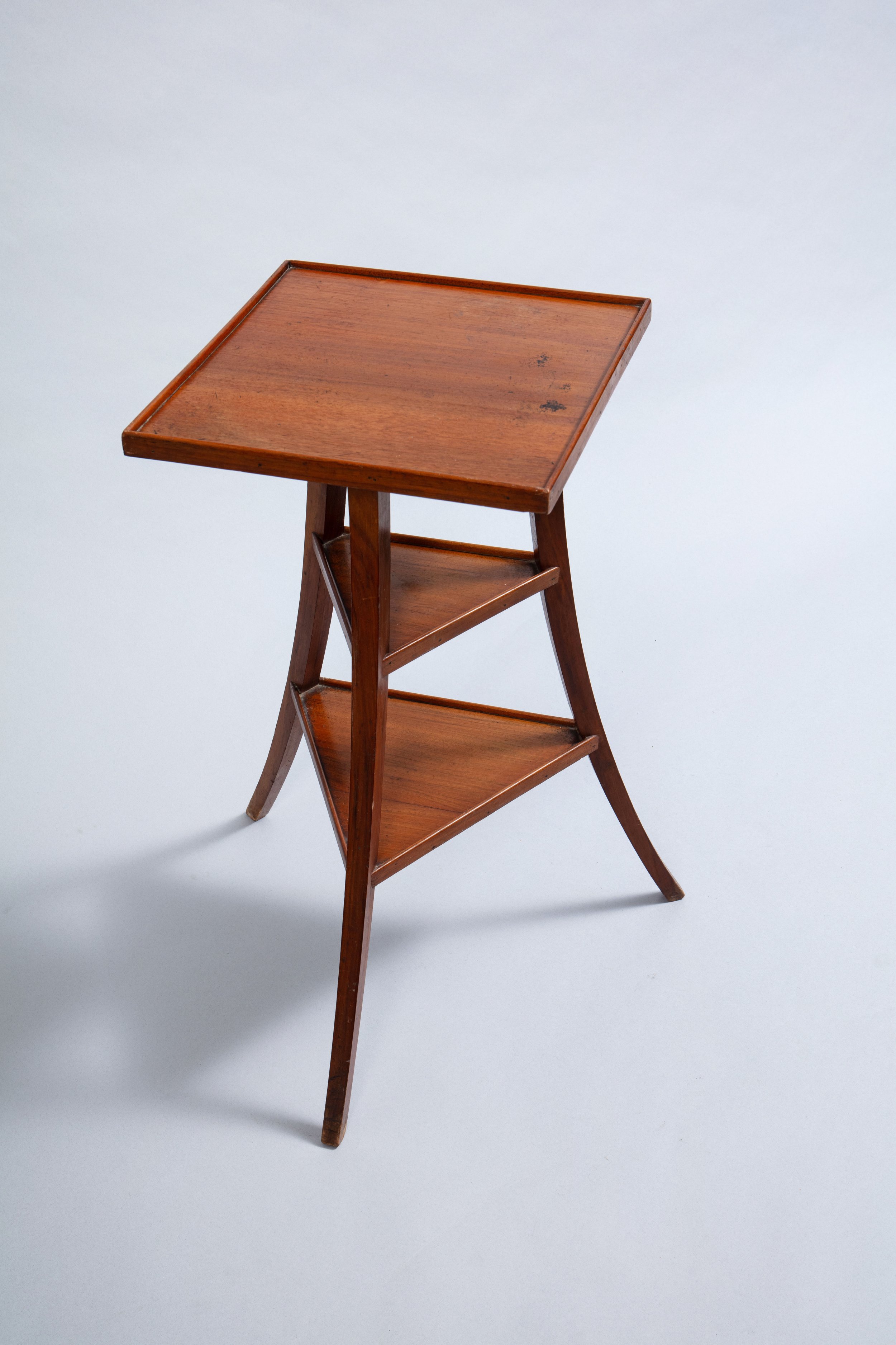 French tripod side table.