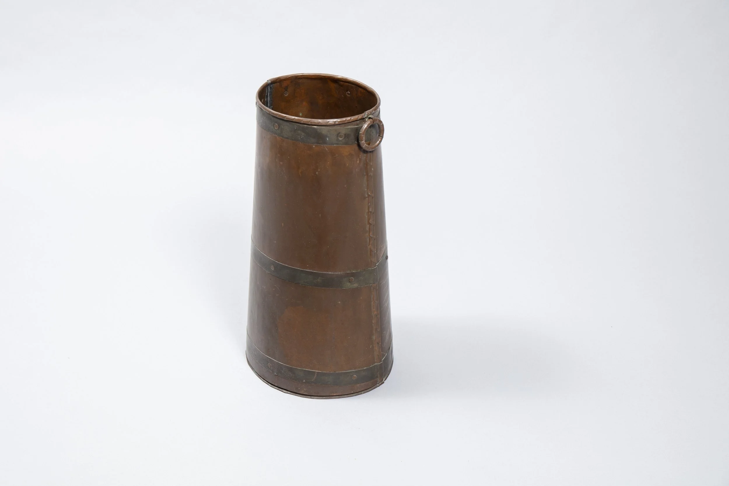 French copper umbrella stand 40s.