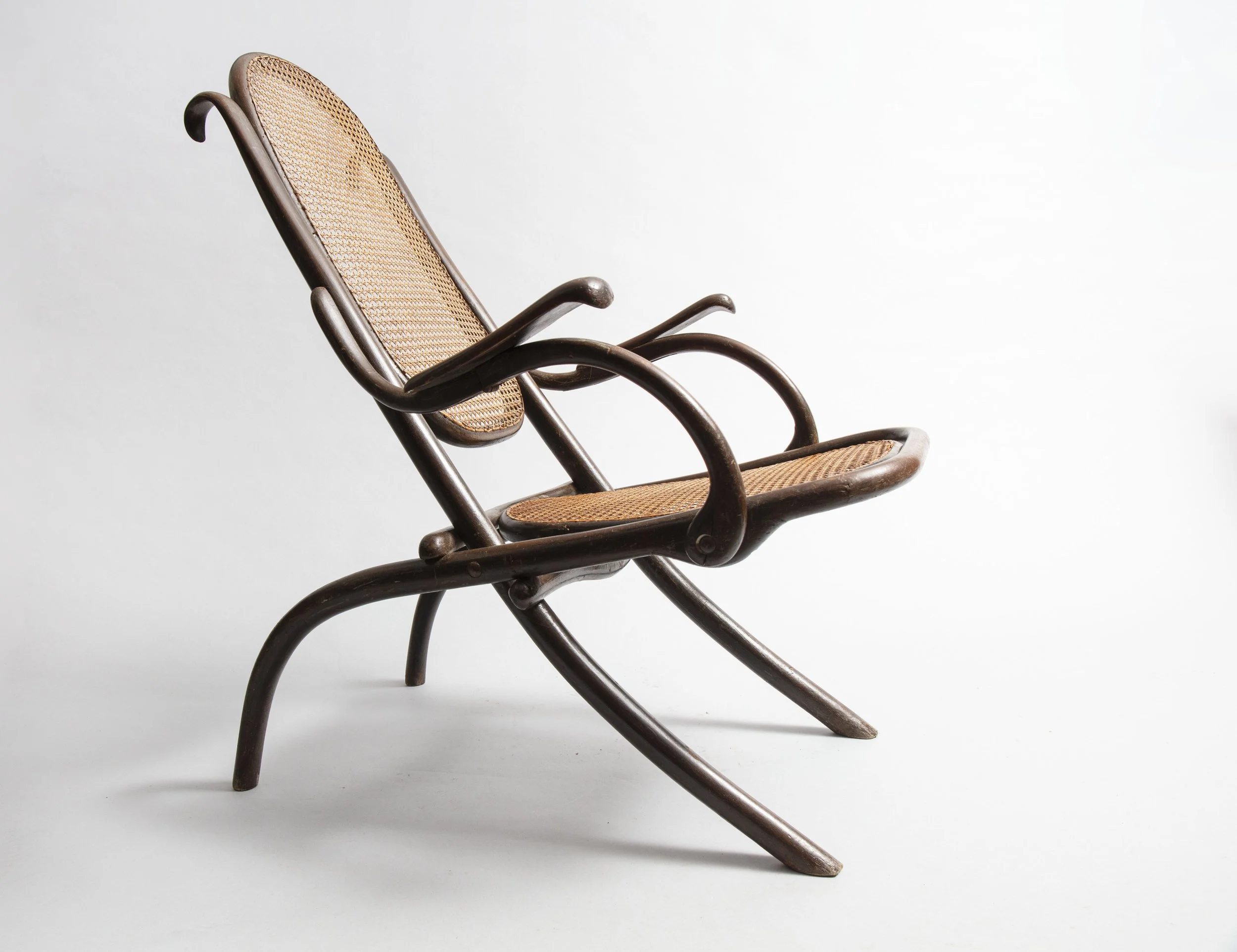 Thonet folding chair.