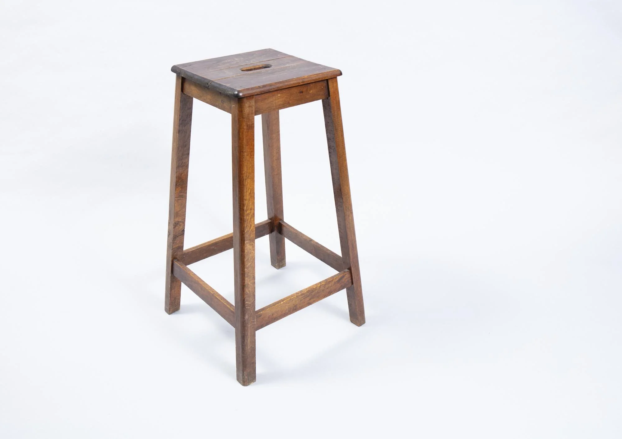 50's high wooden stool