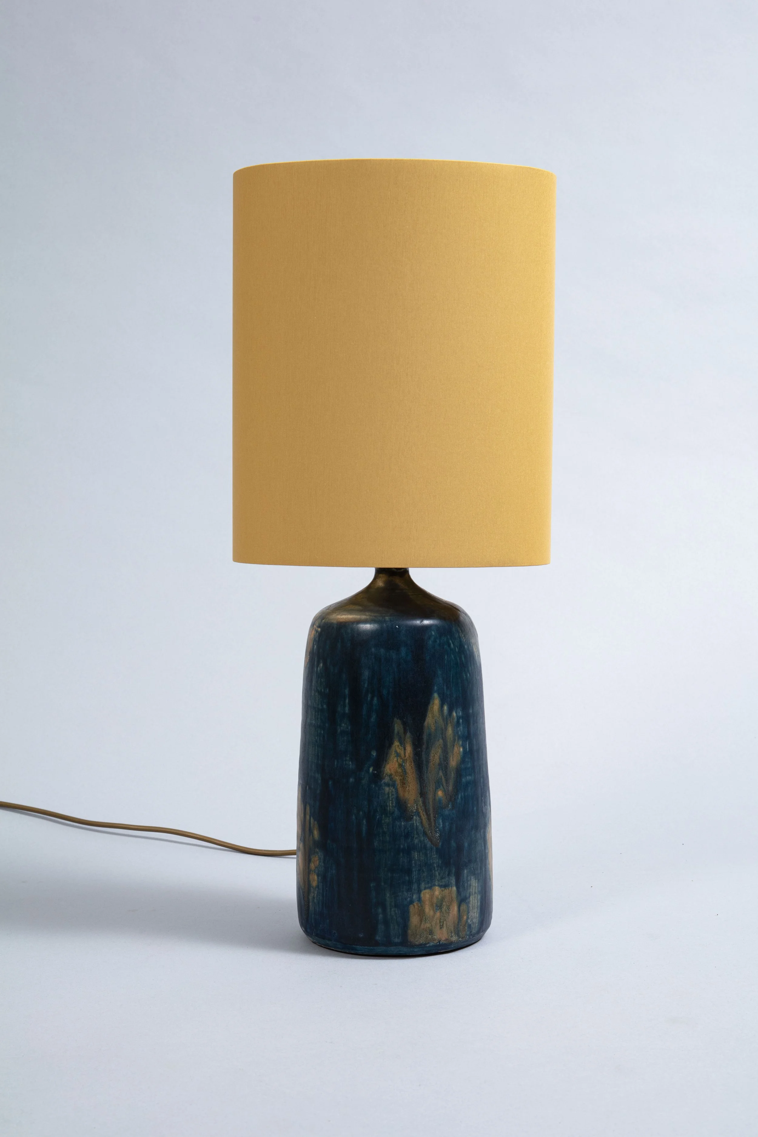 60s lamp made of clay