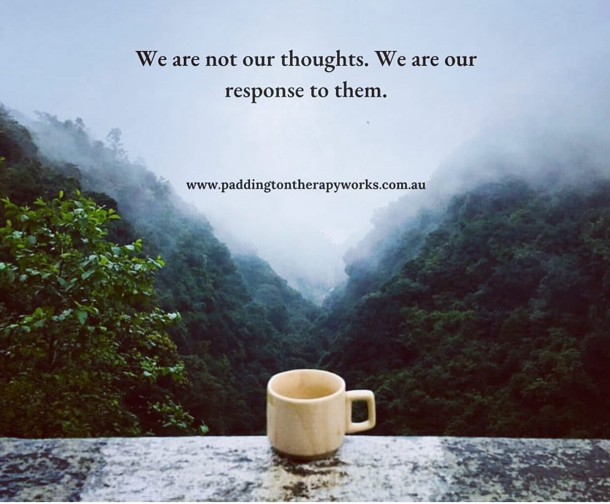 We don't have to change our thoughts. We have to change how we meet them. How we identify them. How we respond to them. Often the pressure of trying to change our thoughts can make them more intense.
Can we get curious vs being judgemental? Can we a