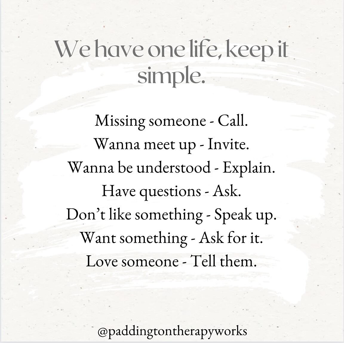 Anxiety getting in the way of living your one life?
Visit Paddington Therapy Works.
www.paddingtontherapyworks.com.au
#sydneycommunity #easternsuburbsmums #rosebay #bondibeach #doublebaysydney #mosman #vaucluse #pointpiper #doverheights
#edgecliff