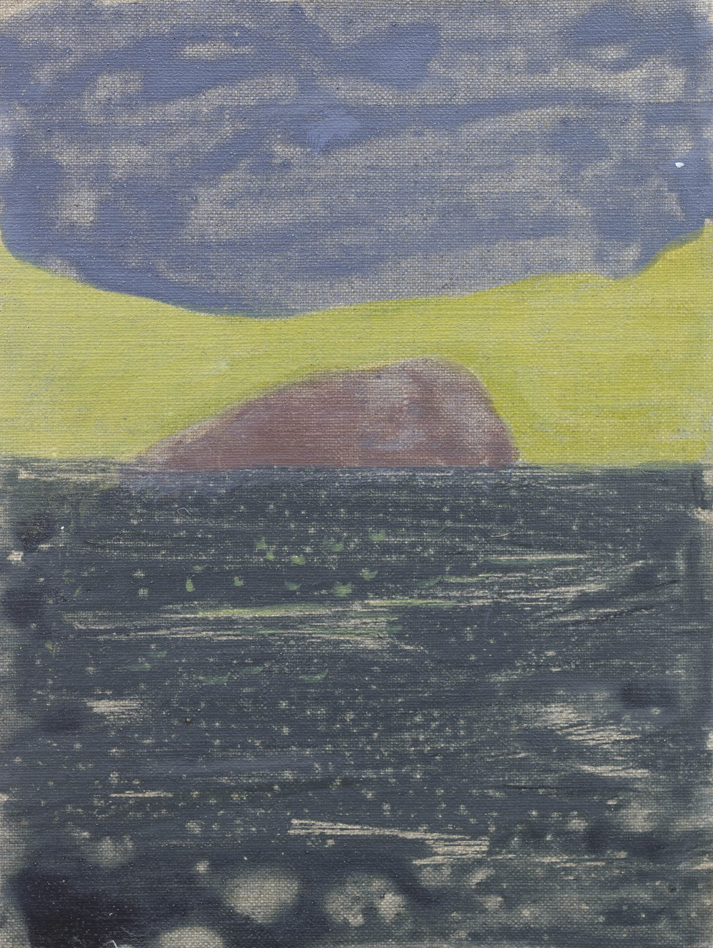 'Horse Island I' Oil on Linen 9½ x 7¼  ins 24 x 18 cms