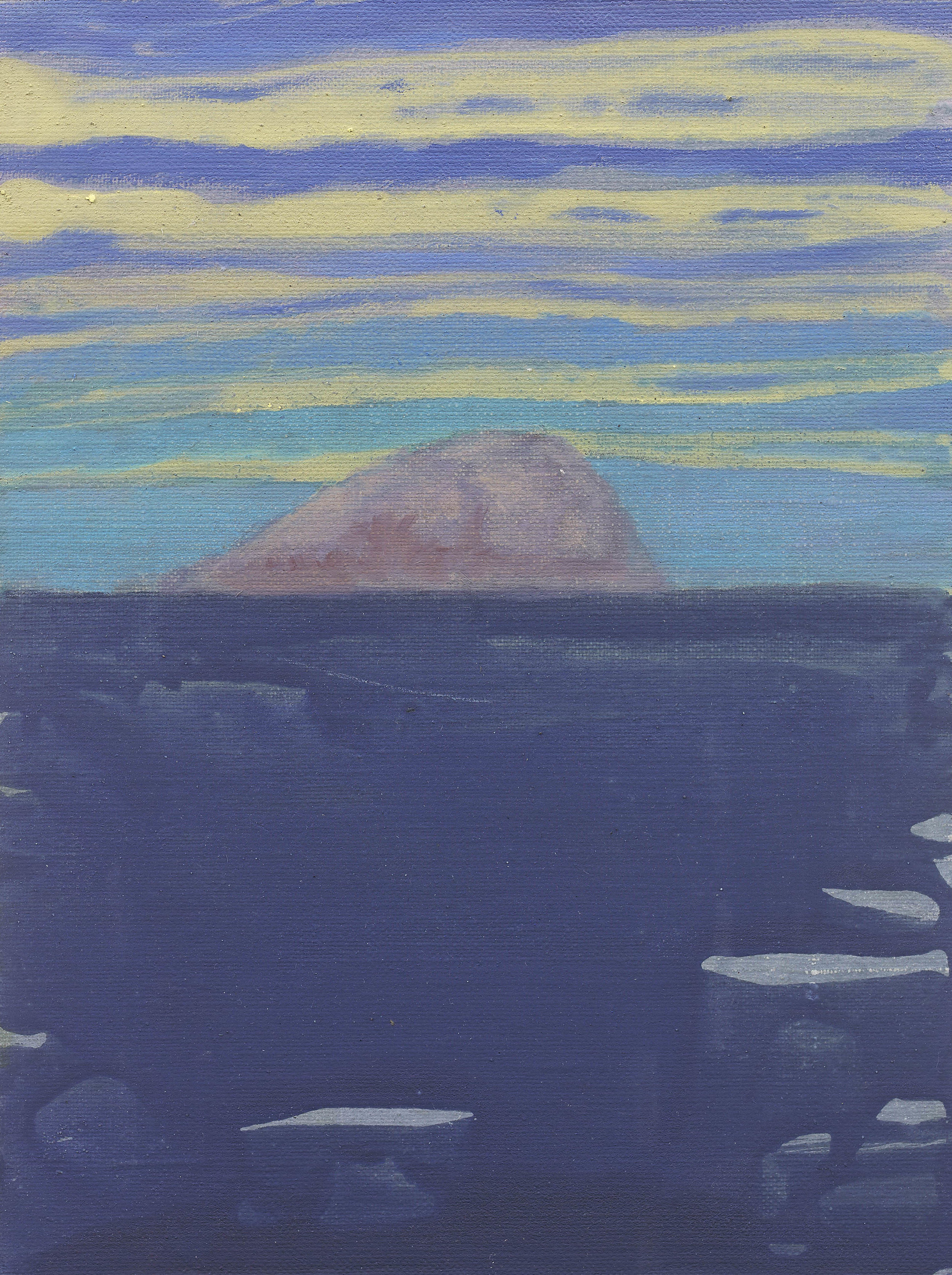 'Horse Island II' Oil on Linen 9½ x 7¼  ins 24 x 18 cms