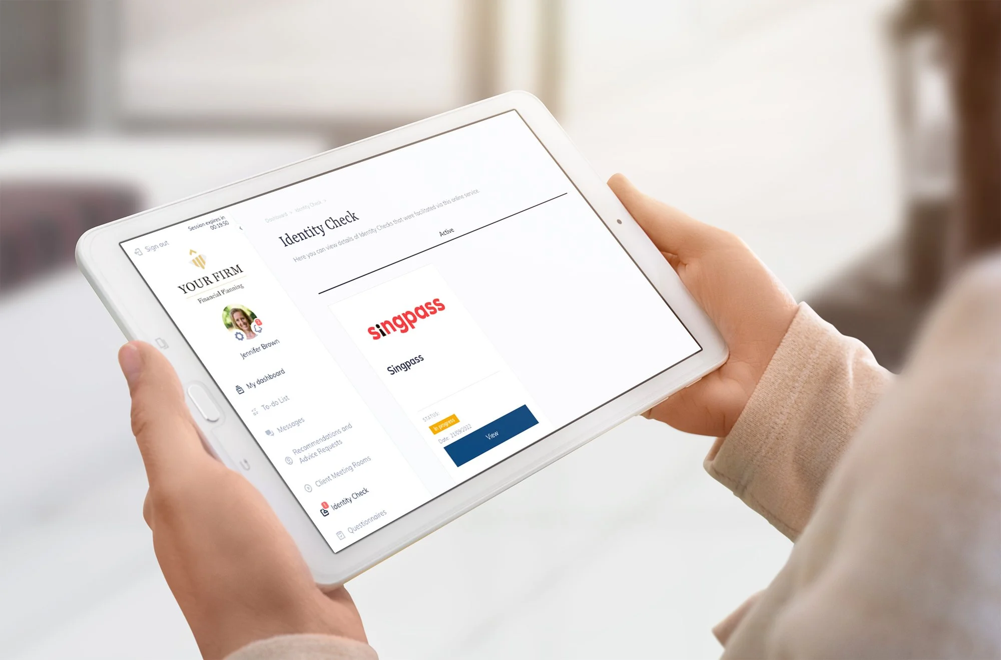 Singpass identity integration with DWS to secure access to government e-services in Singapore