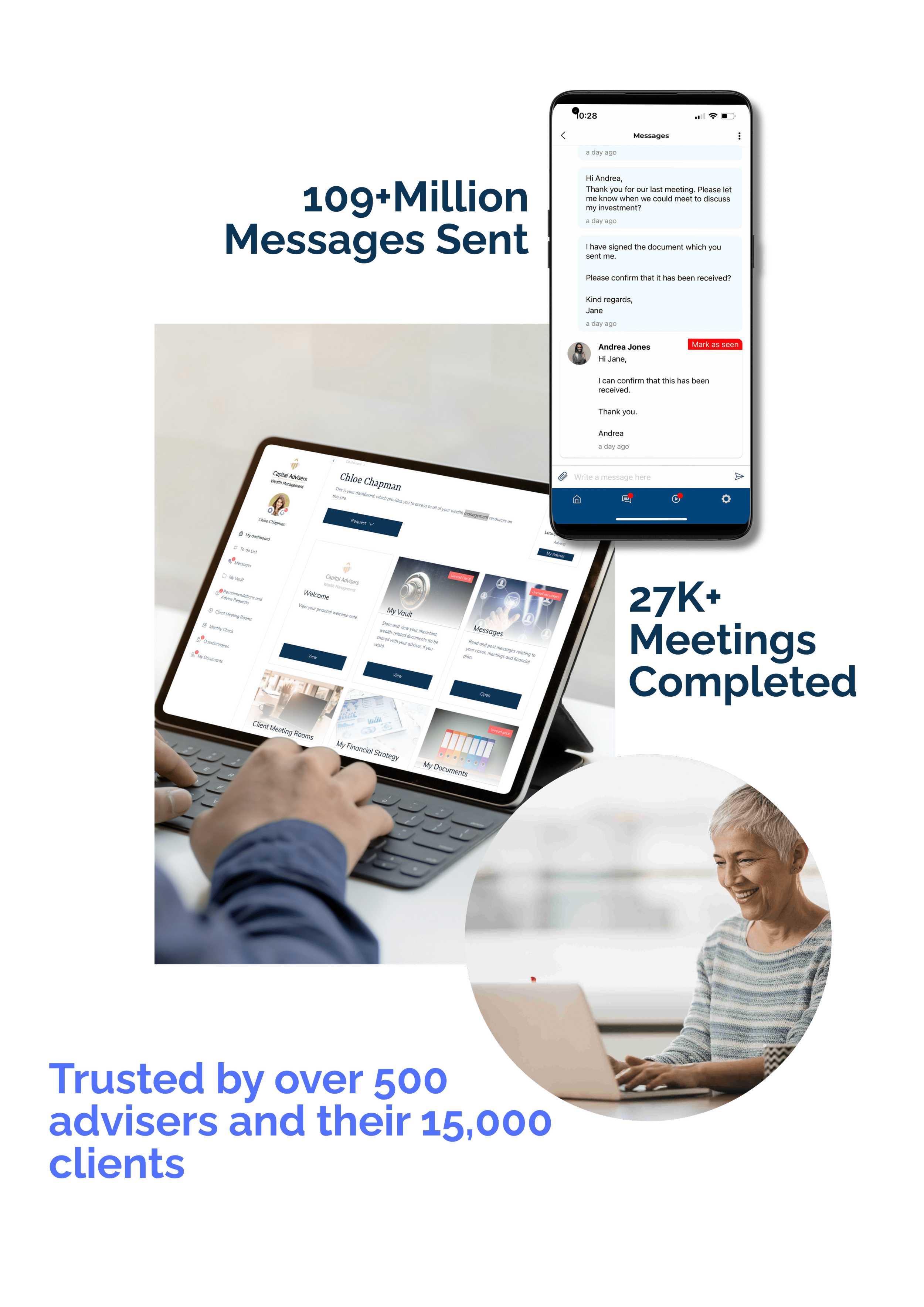 Digital Wealth Solutions digital client portal where advisers and clients connect at scale