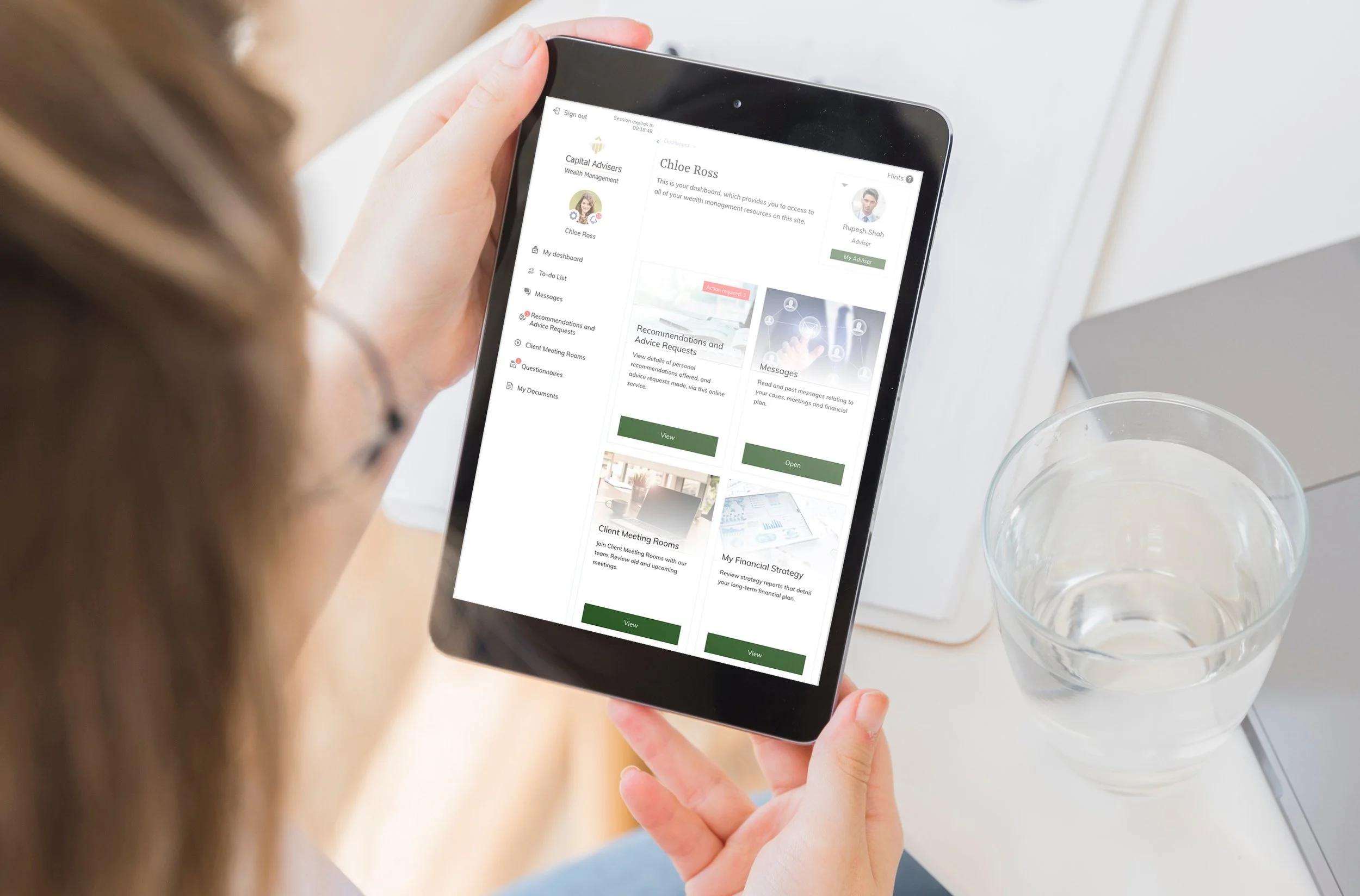 Various financial tools of DWS displayed on a digital device screen - supporting efficient financial management and decision-making