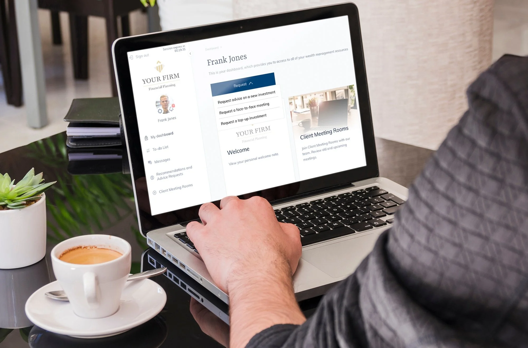 Client requesting financial advice through DWS - improving communication and accessibility