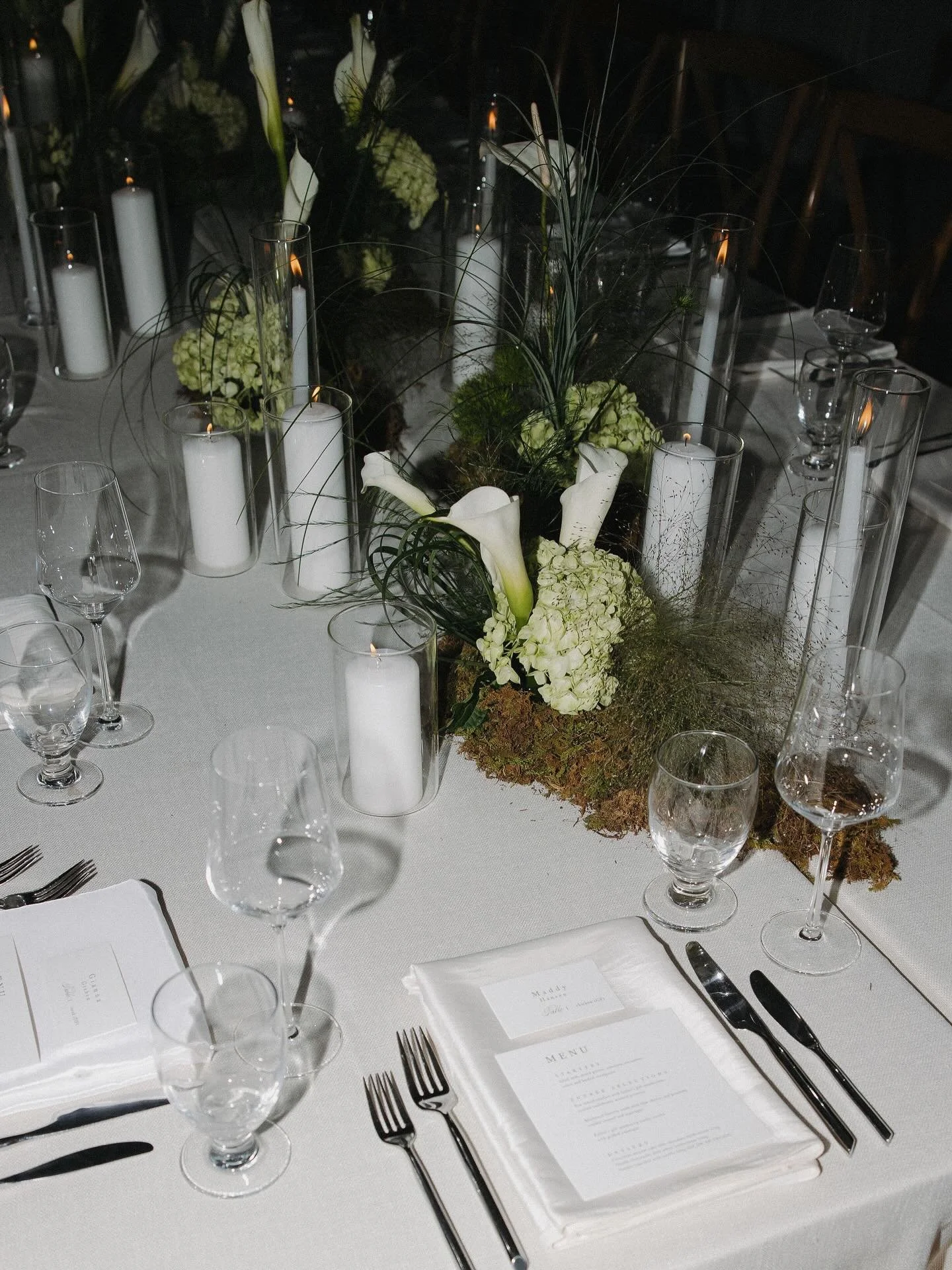 Modern minimalism on Stout&rsquo;s Island featuring wispy grasses, moss, and florals with strong lines. 

Planning: @serce.events 
Photography: @jillian_blanc 
Venue: @stoutsislandlodge 
Linens and Rentals: @apreseventandtent 
Chiffon Arch: @elysianf