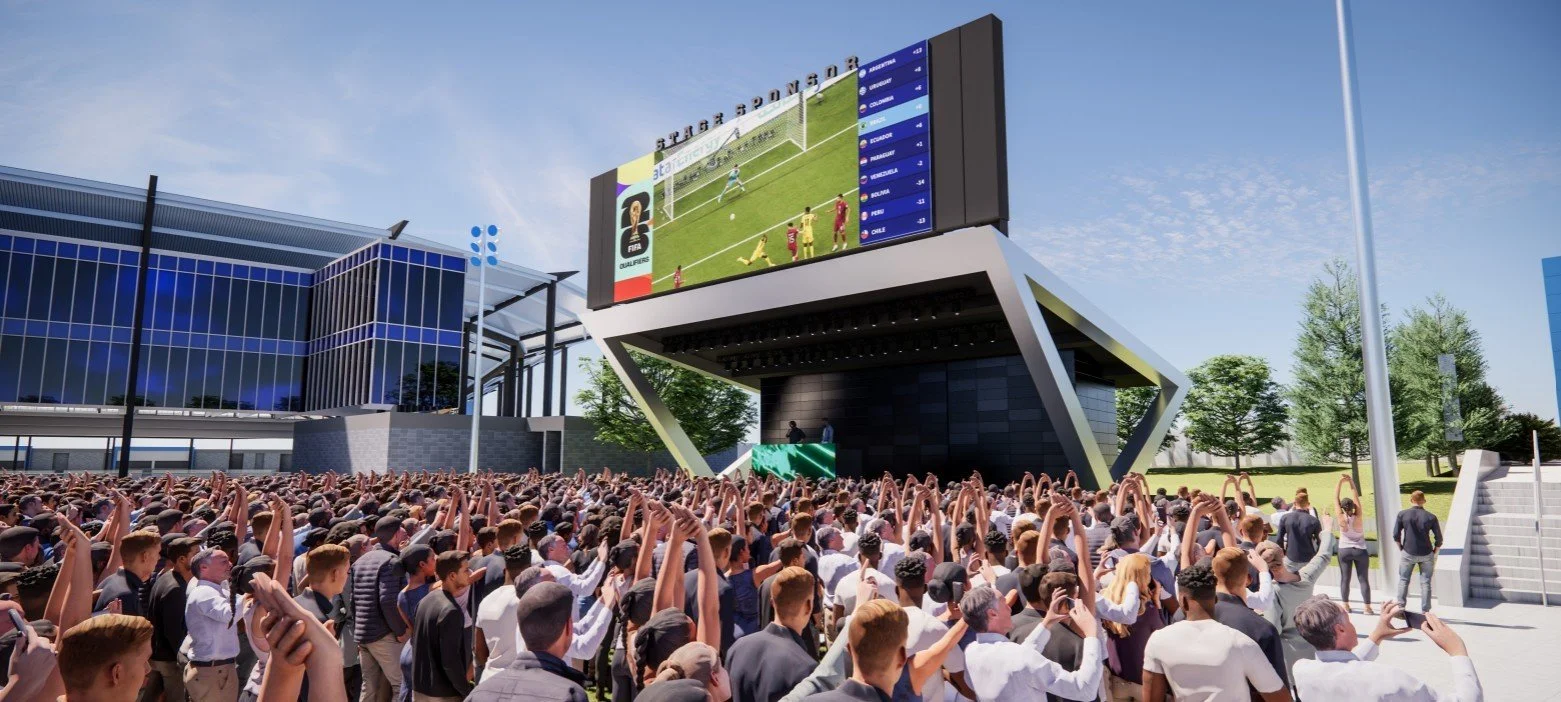 Sporting Plaza Stage rendering