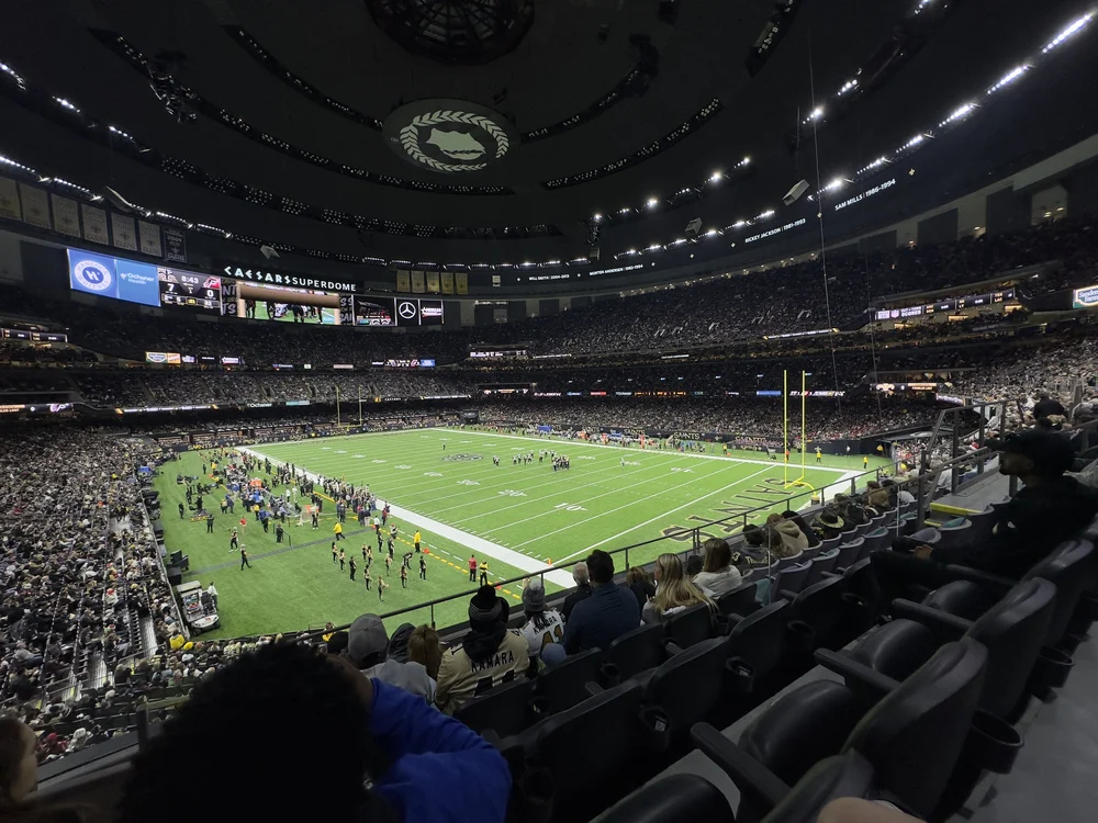 New Orleans Saints Football field Caesars Palace Stadium Club