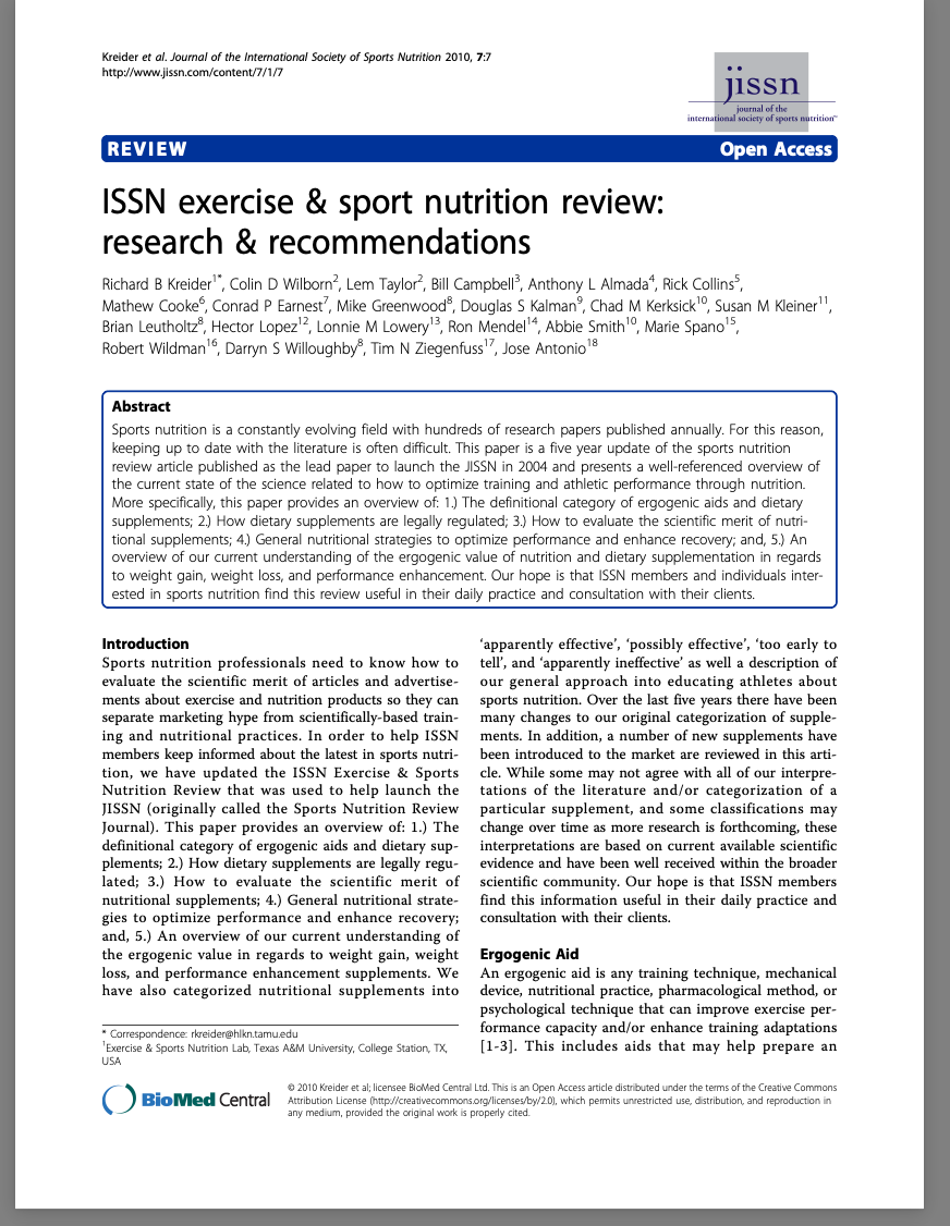 Sports Nutrition