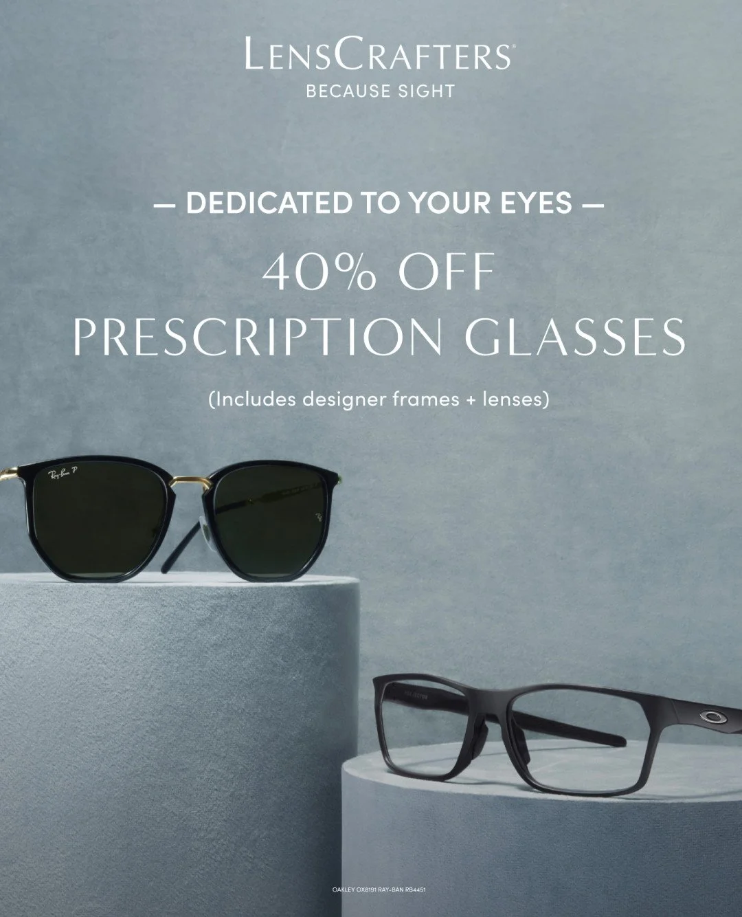 Explore @lenscrafters’ collection of designer frames and enjoy 40% off prescription glasses! ๐
*now through 10/19/2025
#shopyourcommunity #shopeatplay #deltashores #lenscrafters #glasses #prescriptionglasses #sale