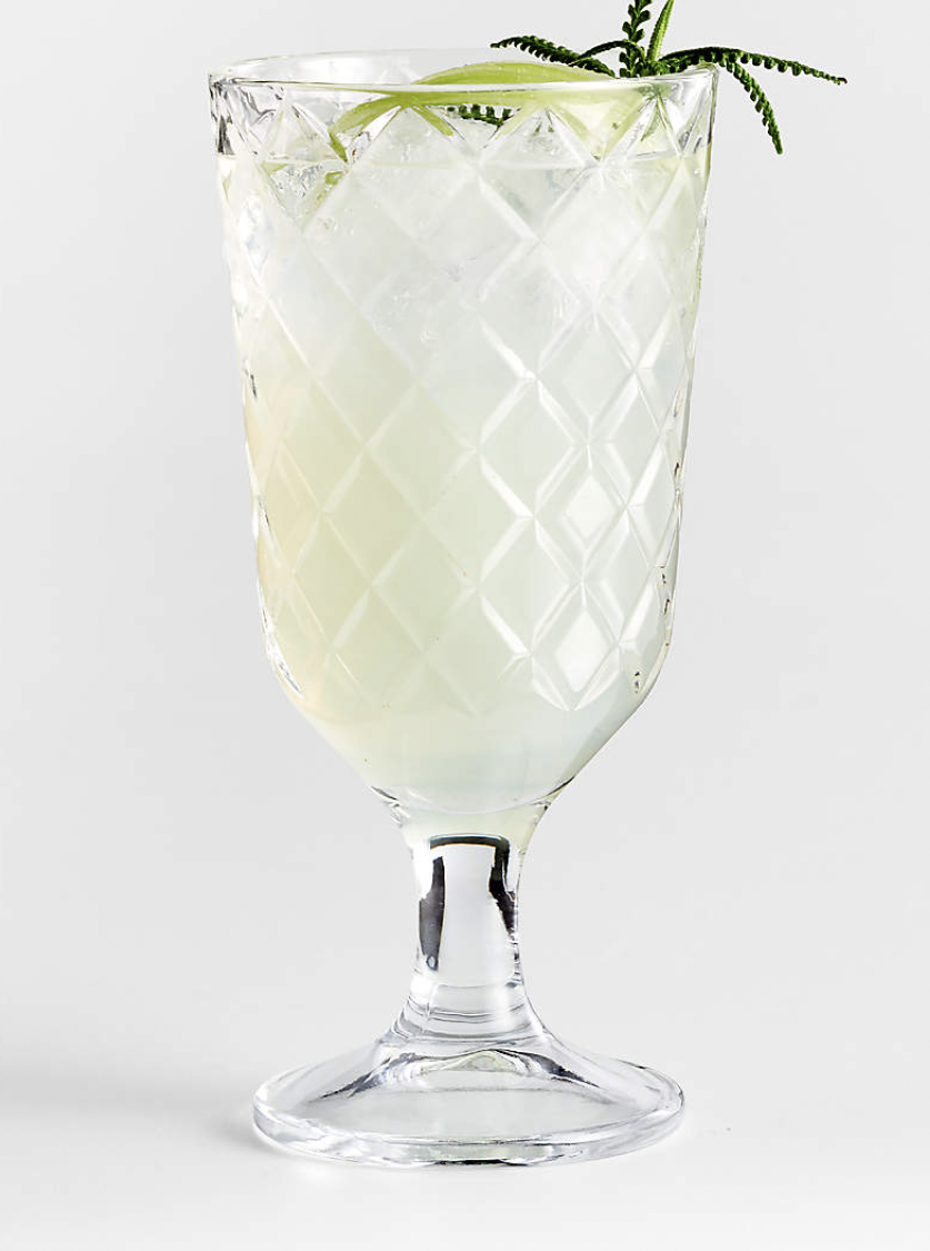 Hatch Faceted Tall Cocktail Glass