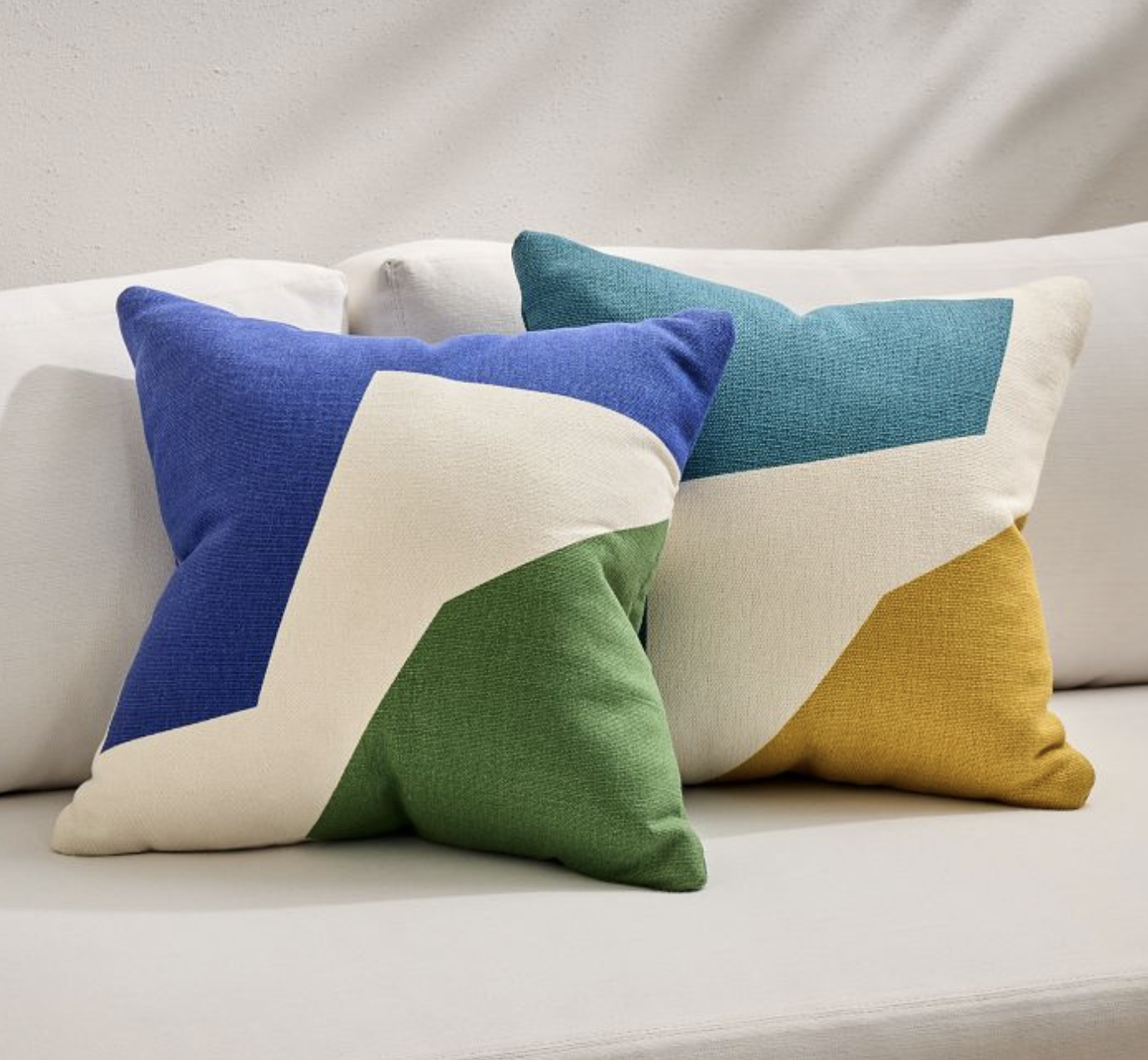 Corner Colorblock Pillow