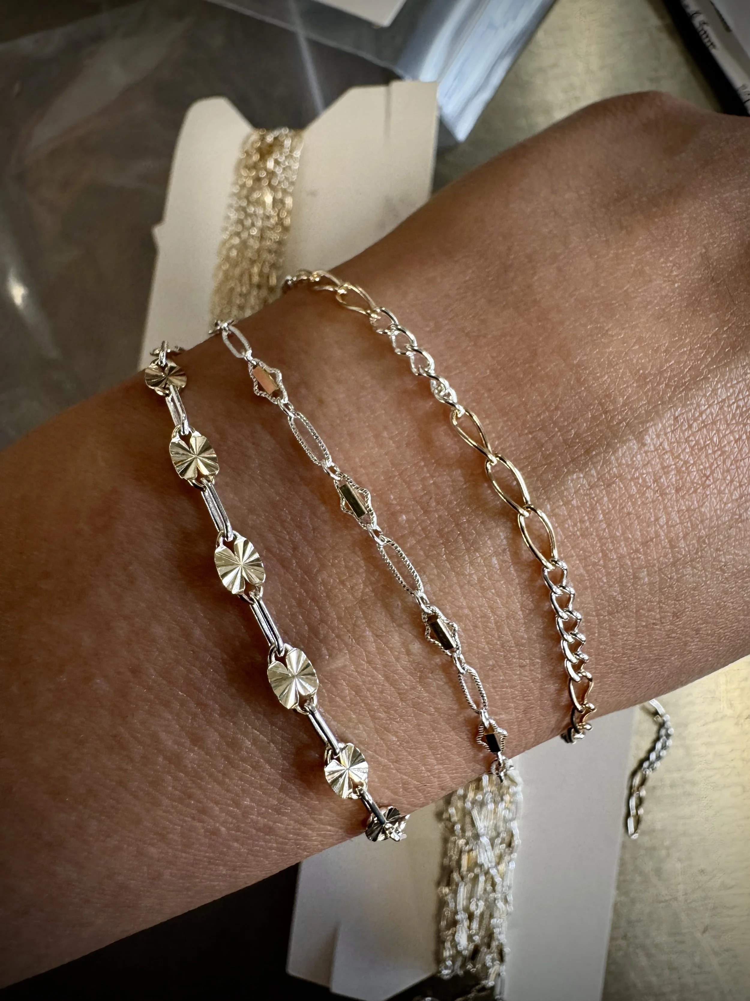 New two tone chains available