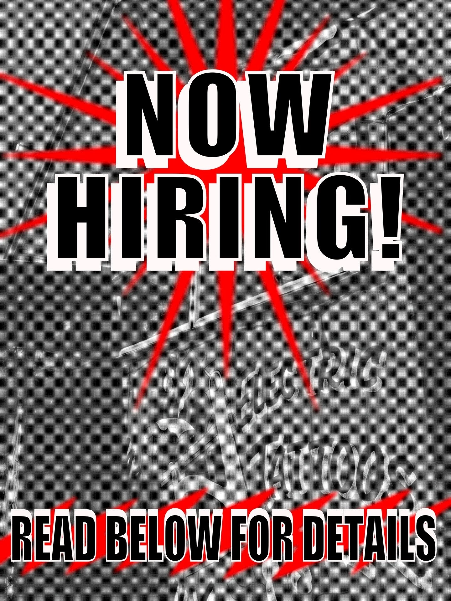 Hey there, Happy New Year, everyone! 

Memorial Tattoo is looking for a new addition to join the team in 2026! 
As we head into Memorial&rsquo;s 20th year of being one of Atlantas&rsquo;s premier tattoo shops, we&rsquo;re hoping to bring on one or tw