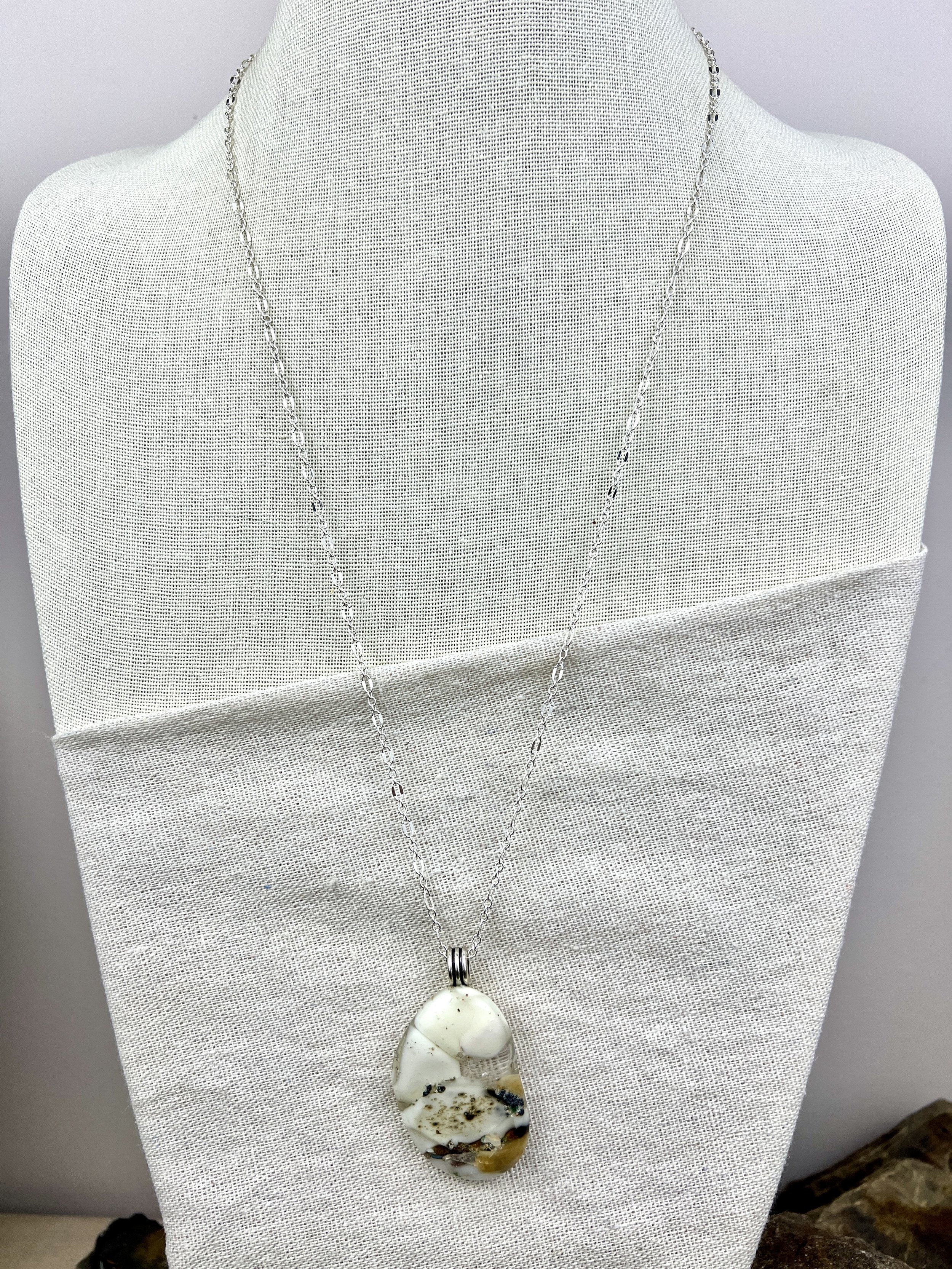 Regolith — Interstellar Lithic™ Glass Pendant Necklace