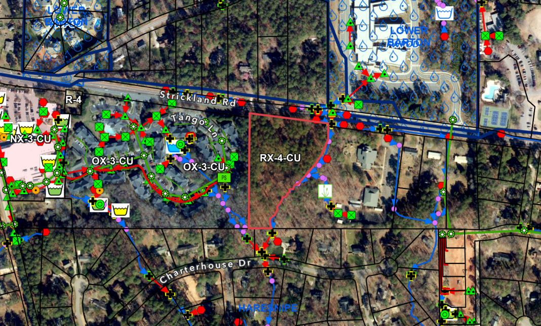 High Density Residential Land For Sale - 12117 Strickland Rd., Raleigh